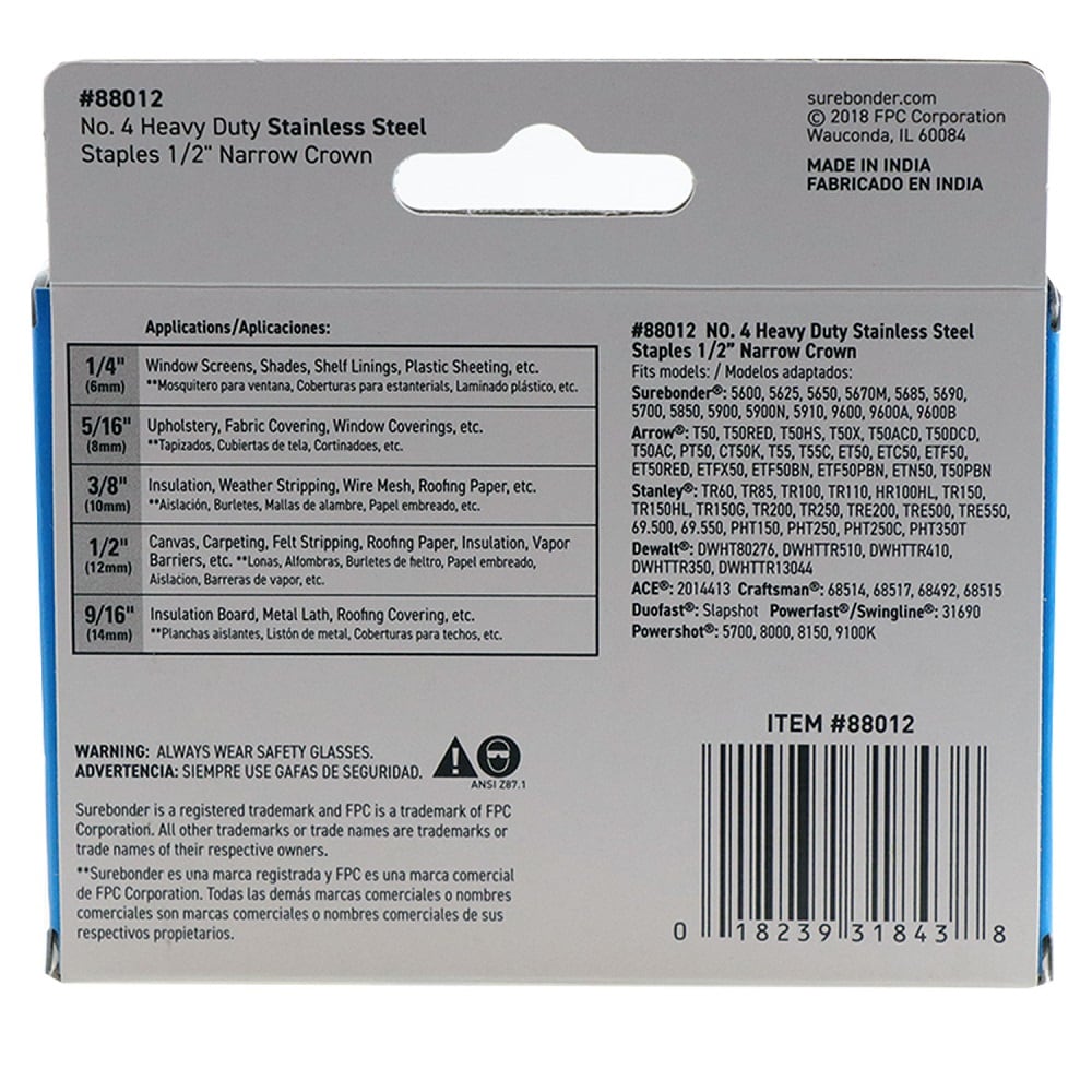SUREBONDER 88012 staples - View #2