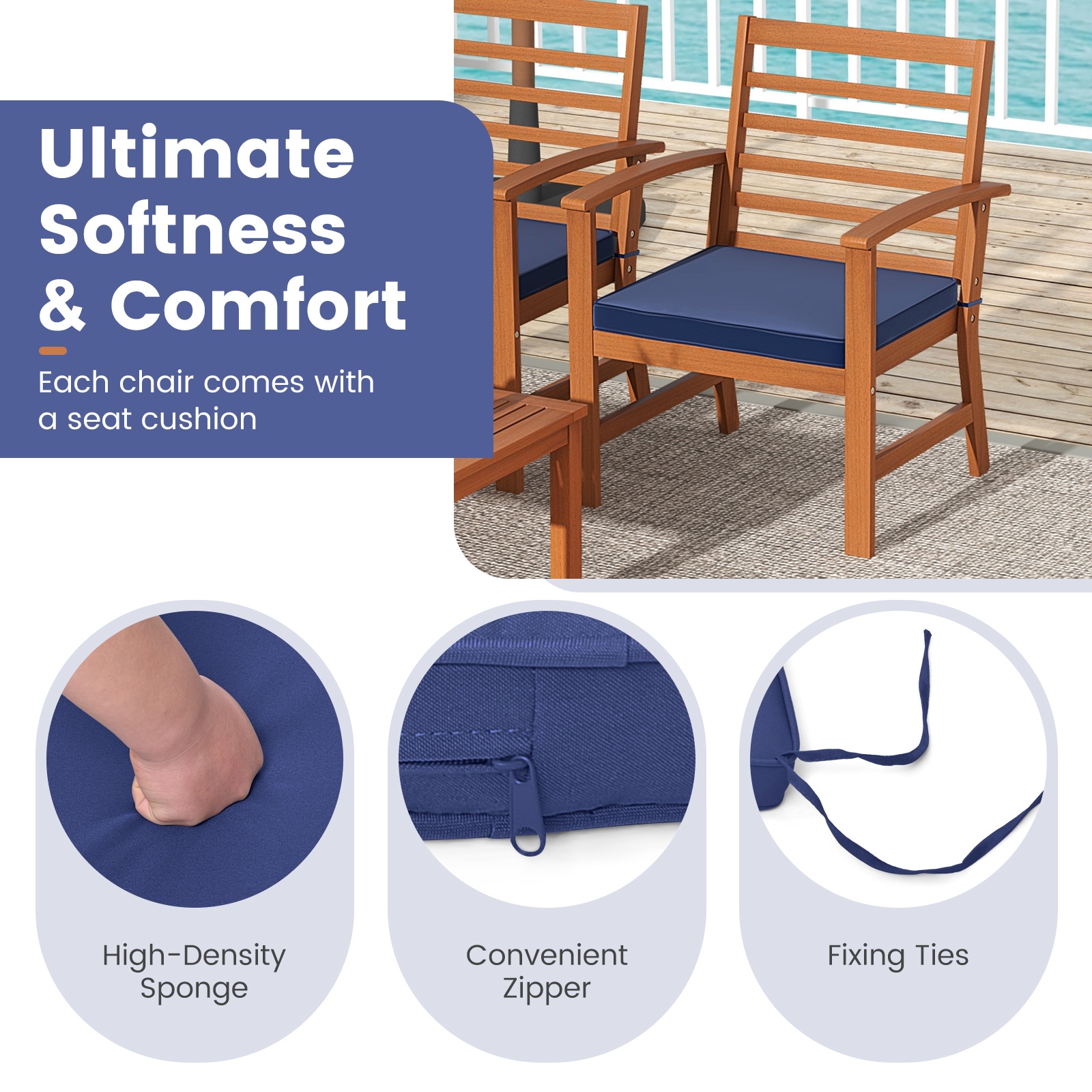 LIVIZA OUJ72078NY Patio-Conversation-Sets - View #4