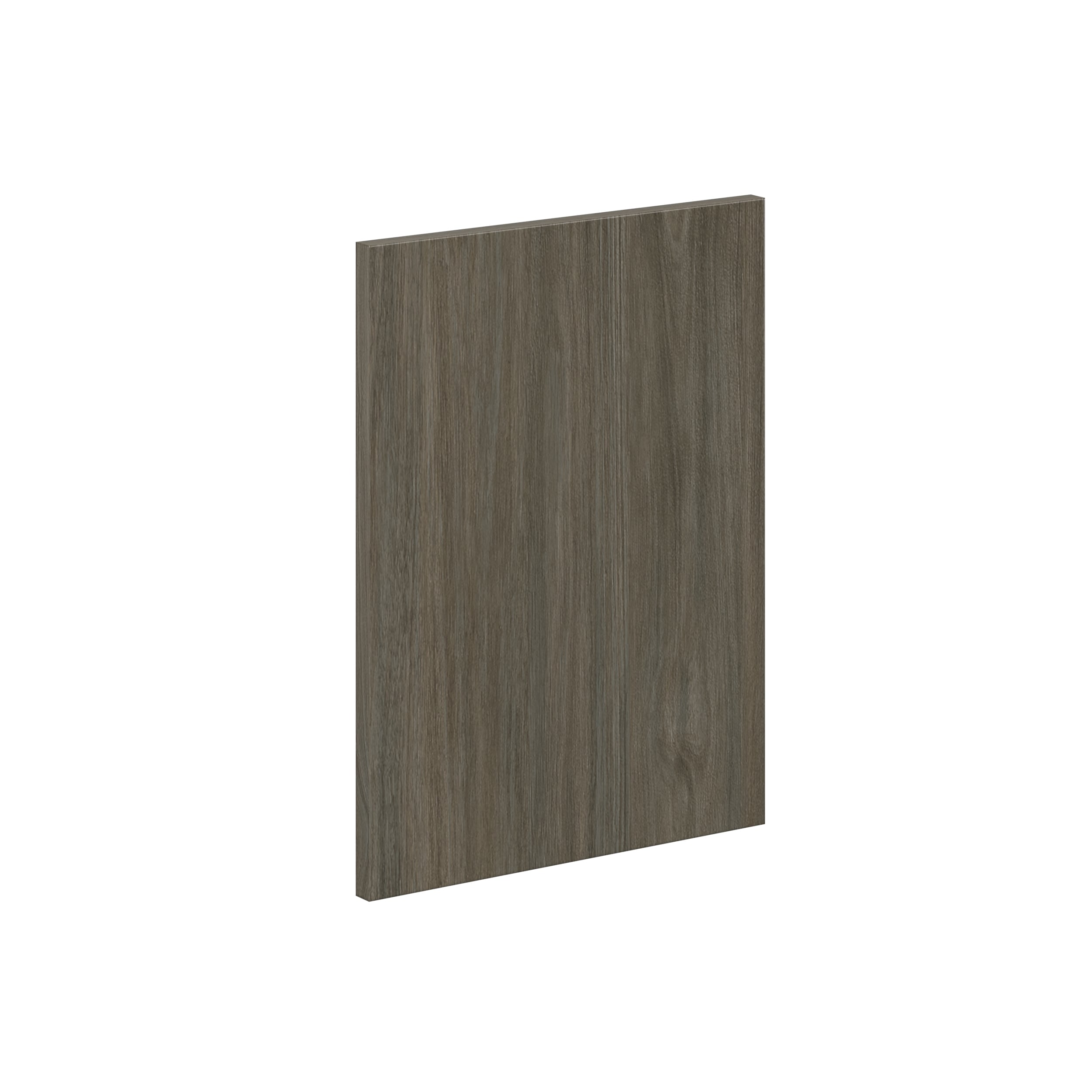 Hugo&Borg DSDR1520-SA Savane 15-in W x 20-in H Burnt Walnut Laminate Slab Base and wall and pantry cabinet doors (Fits 15-in x 30-in wall box )