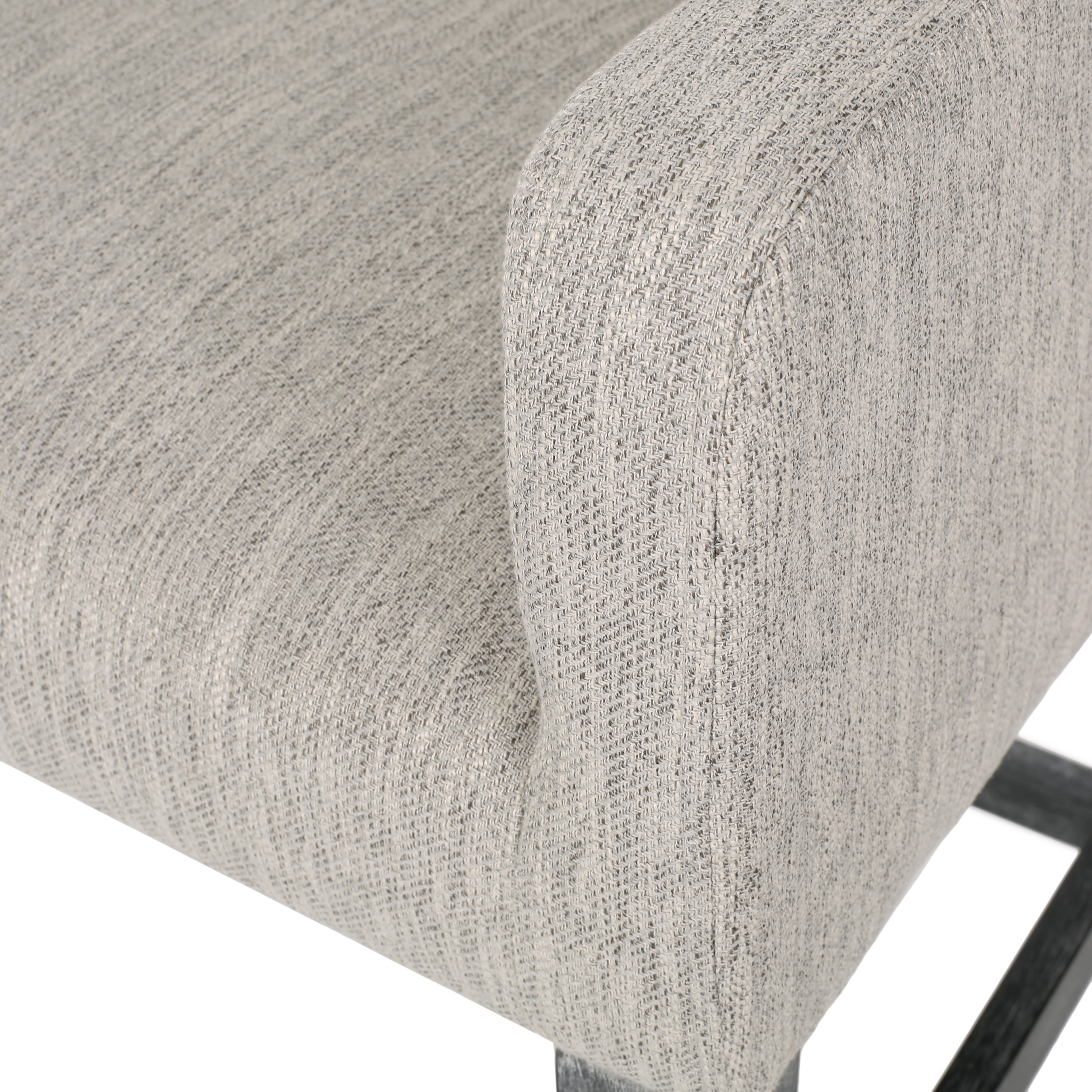 Chaparral Light Gray Upholstered Wood 26 inch Counter Stools, Set of 2