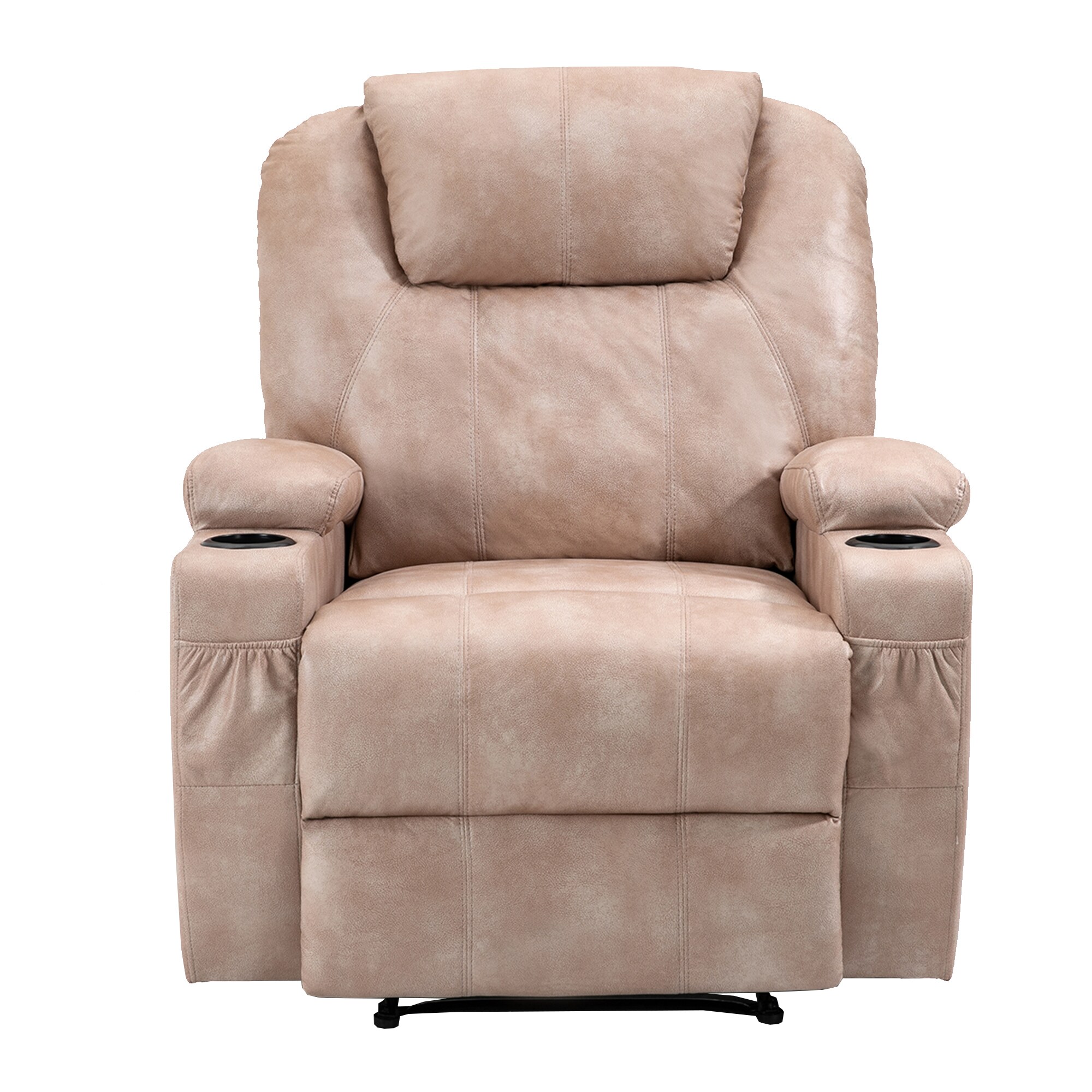 CASAINC WF-SF8052C Reclining Chair Brown Faux Leather Recliner