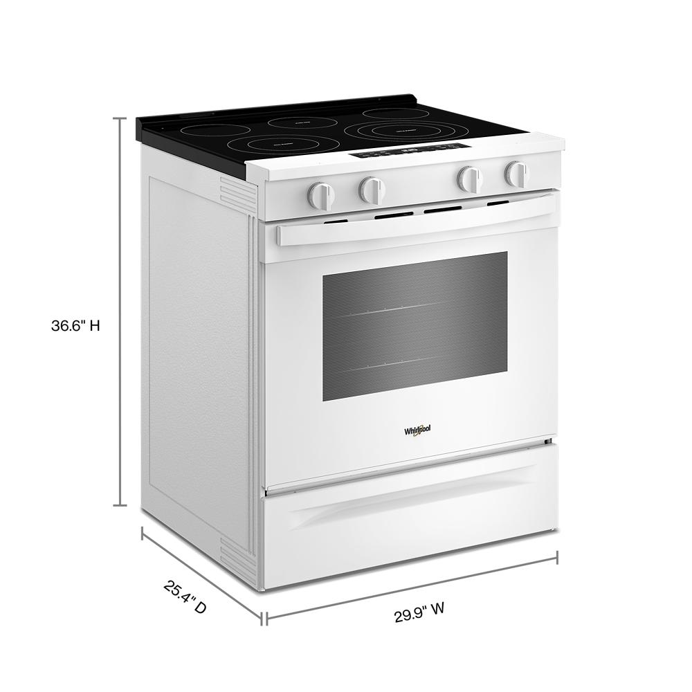 Whirlpool WSES5030SW Freestanding-Electric-Ranges - View #3