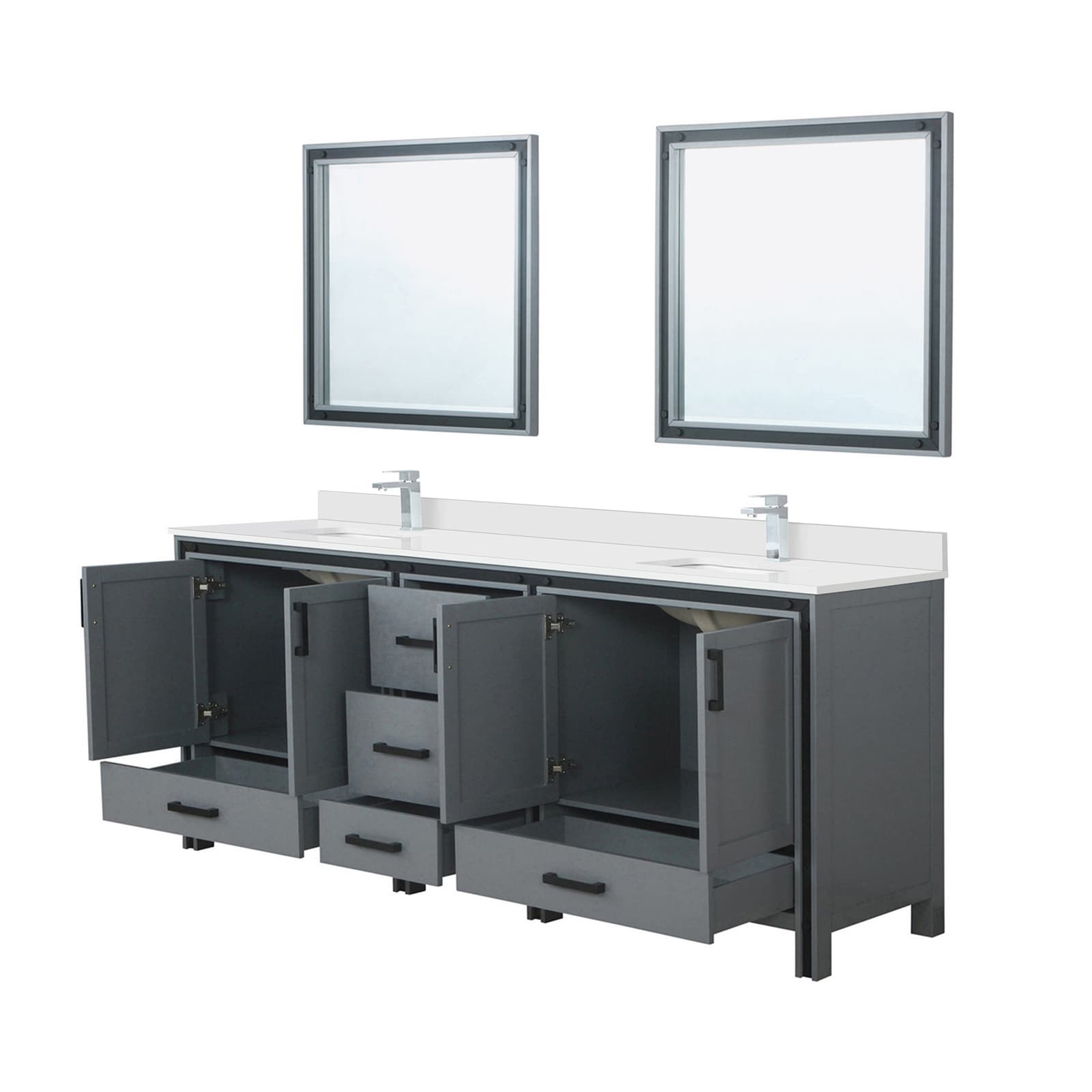 Lexora LVZV84DB211 Bath-Vanity-Combo - View #6