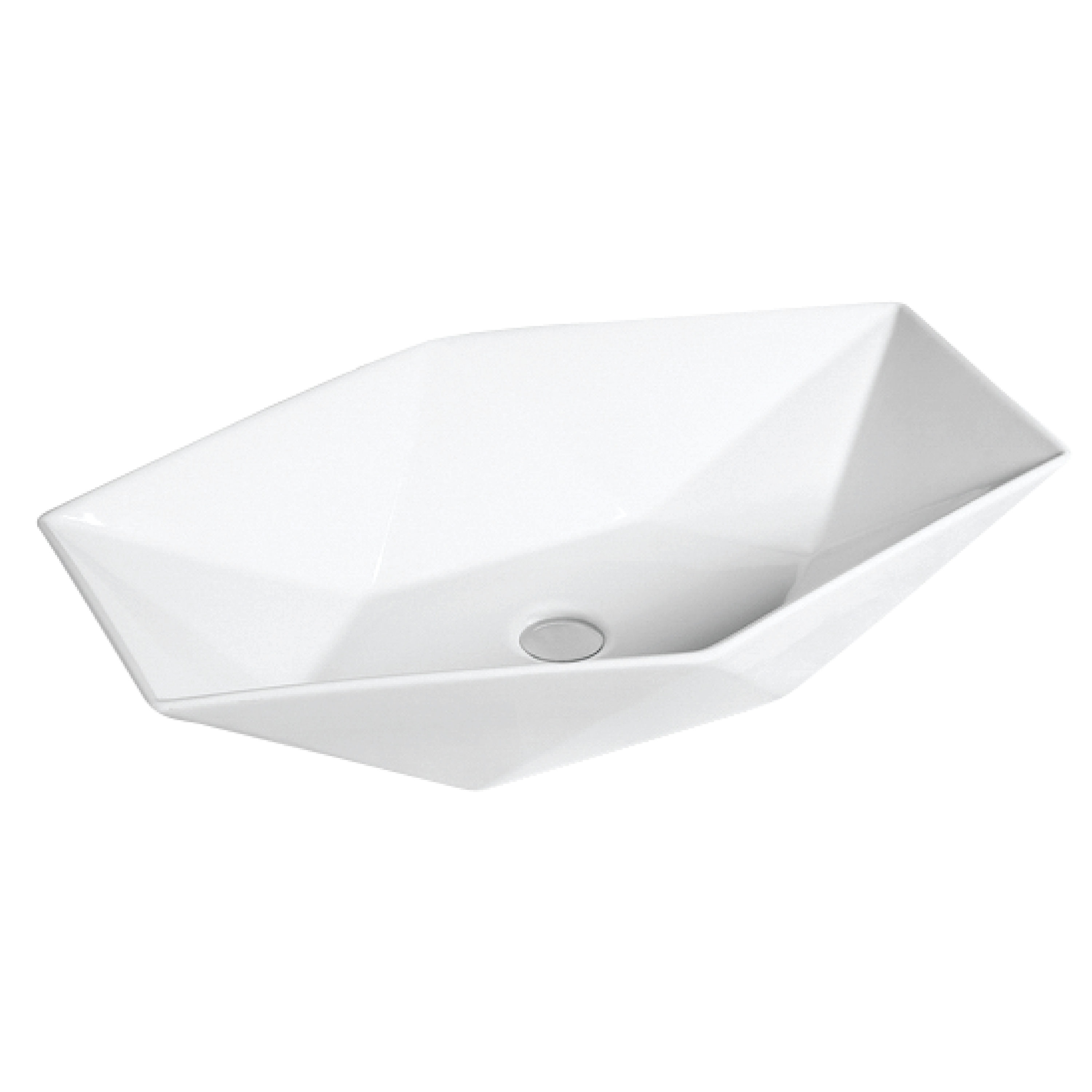 Karran VC-602-WH Valera Ceramic Vessel Rectangular Traditional White Bathroom Sink ( 25.125-Inches x 16.5-Inches )
