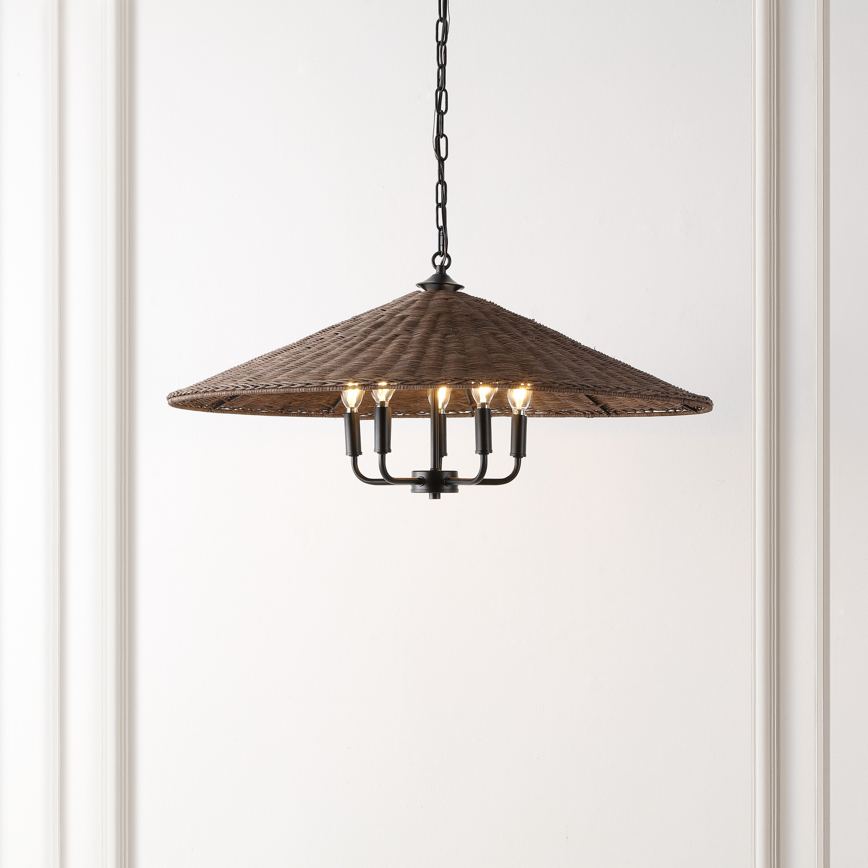 Safavieh PND4211A 30-in W x 76-in H Metal Pendant Abstract Wall accent