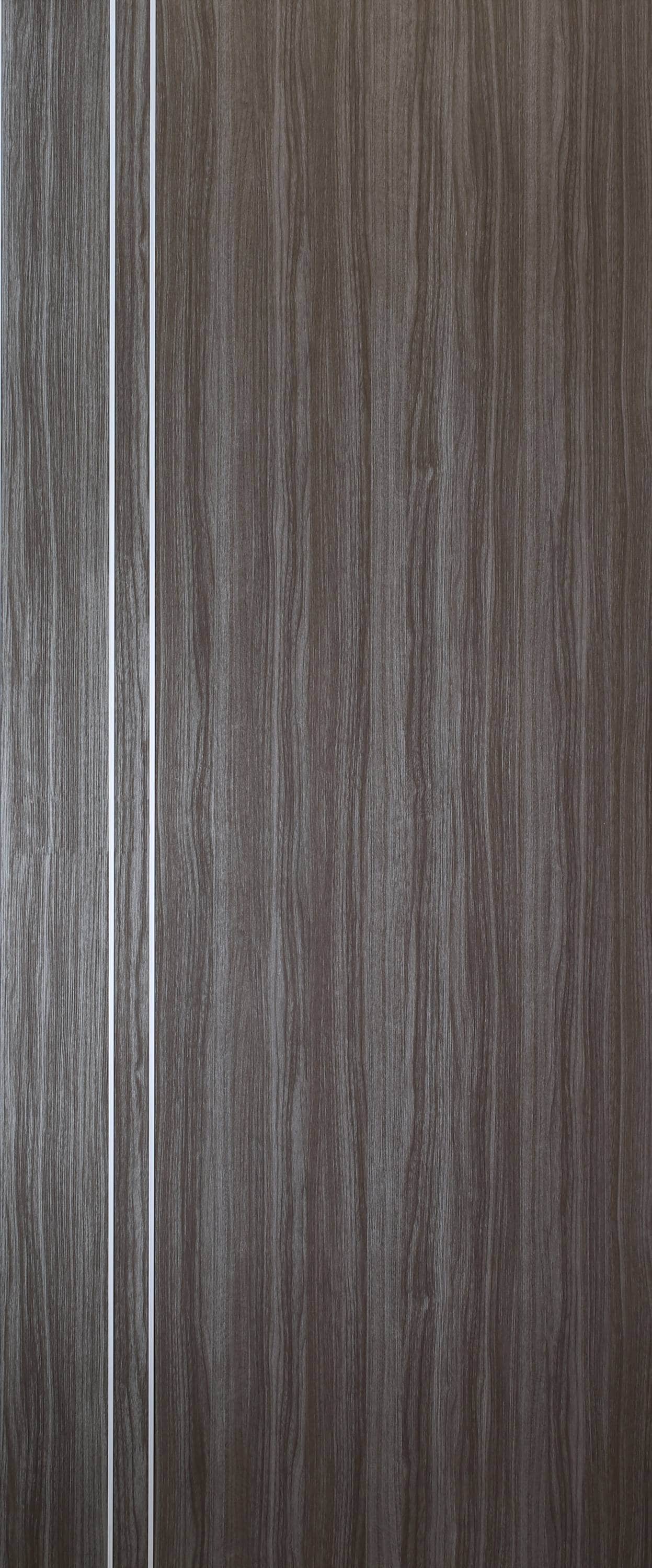 Belldinni 00000061521 Unica Gray Oak 208 32X 80 32-in x 80-in Dark gray Flush Textured Solid core Prefinished Pine Wood Slab Door