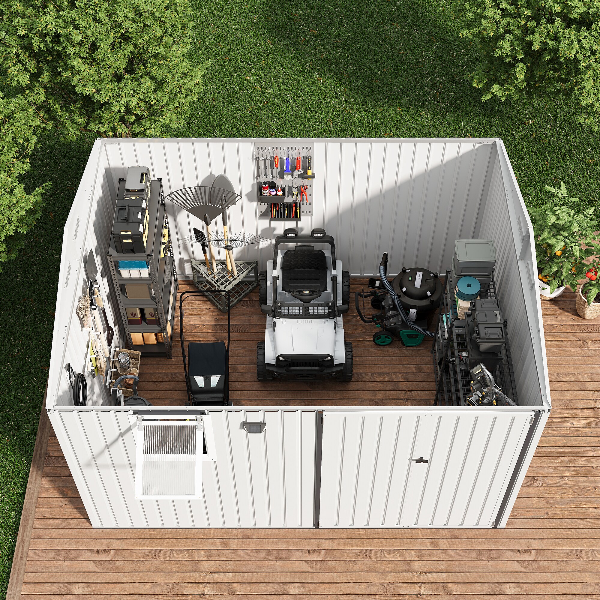 Garvee BZI60HY8K1N0LC3 Metal-Storage-Buildings-Sheds - View #8
