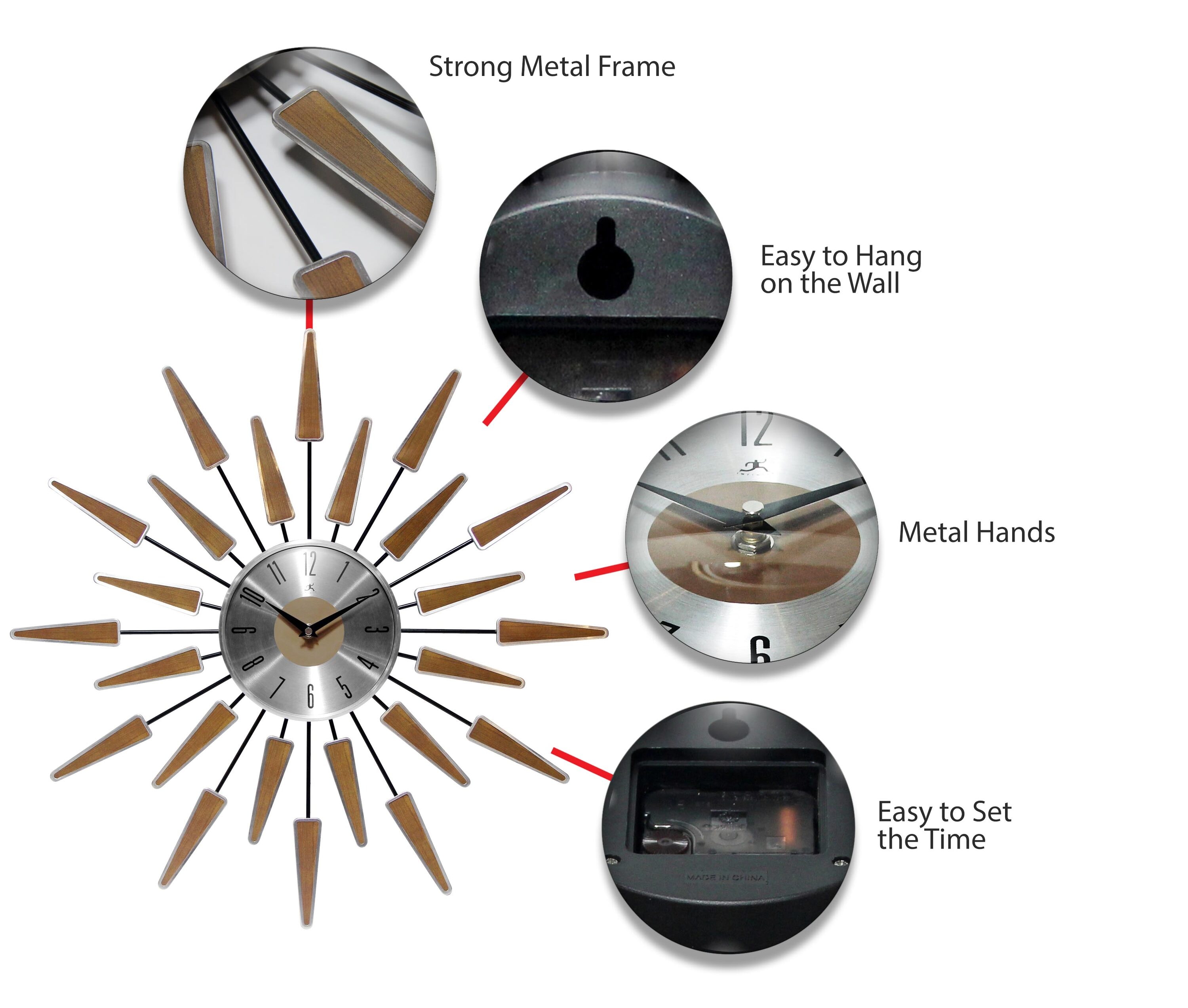 Infinity Instruments 15196WL-4127 Indoor-Outdoor-Clocks - View #4