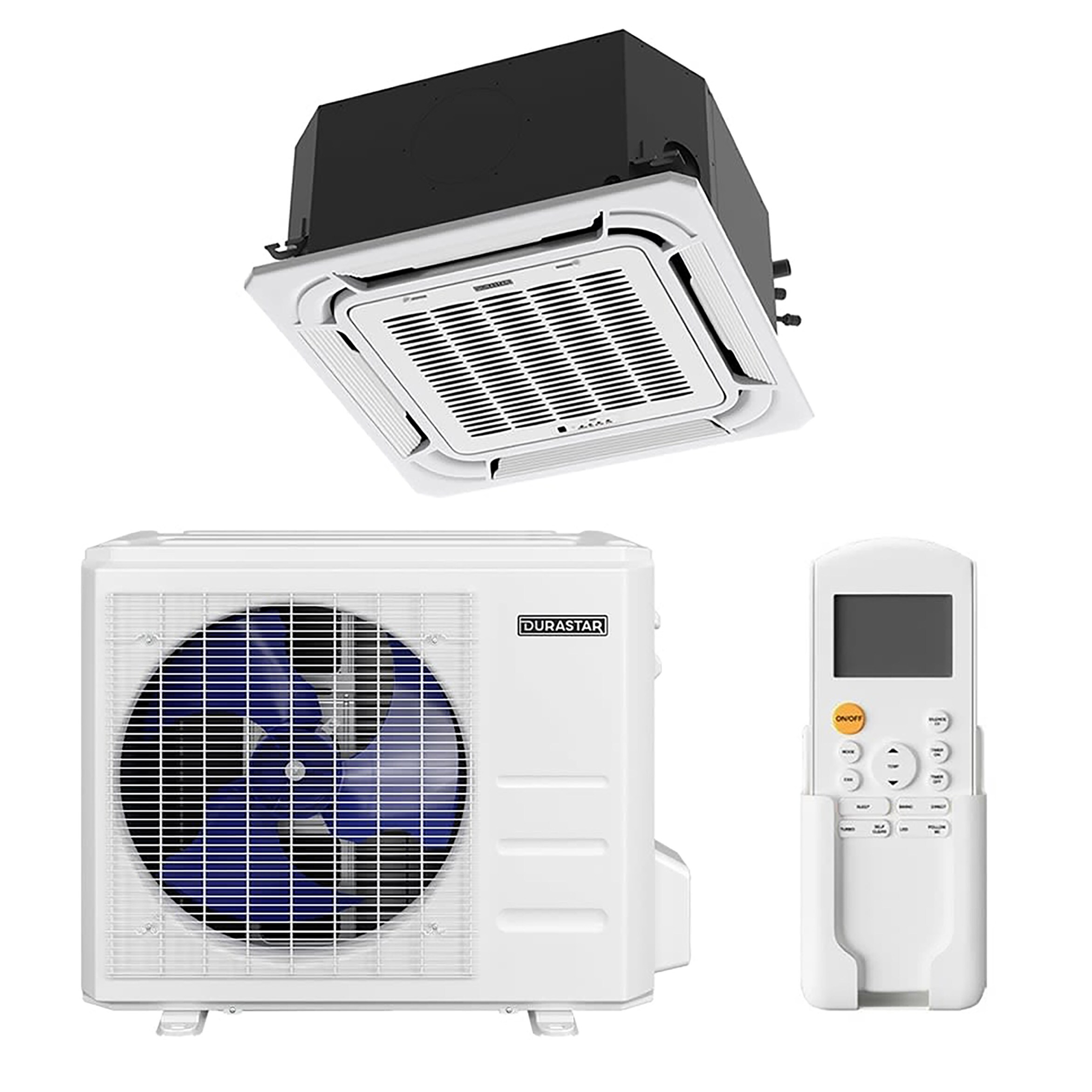 DURASTAR DUR1H18C18 Single Zone 18000.0-BTU 24.0 SEER Ductless Mini Split Air Conditioner Heat Pump Included with 230.0-Volts