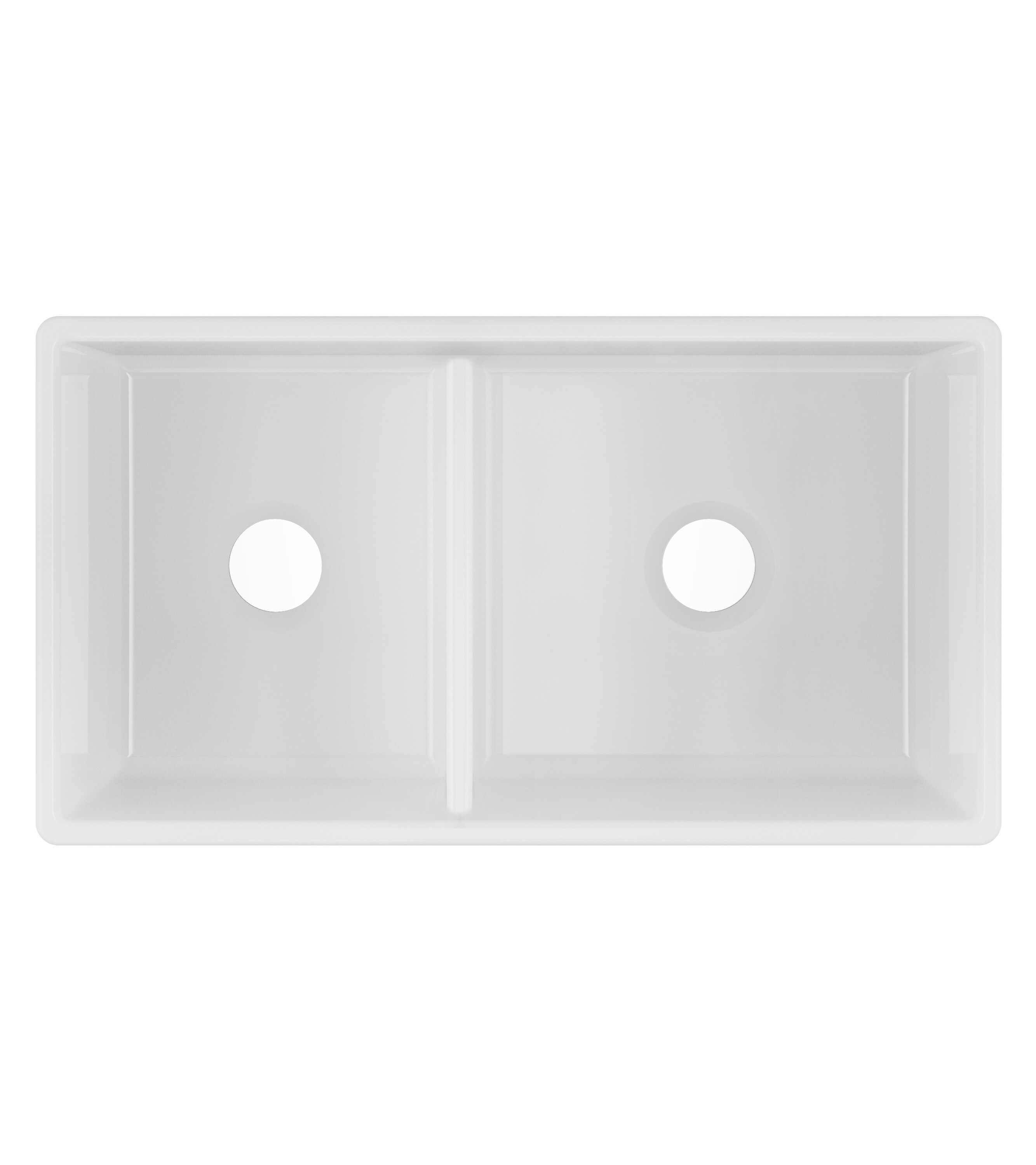 Superior Sinks Farmhouse Apron Front 33-in x 18-in White Fireclay ...