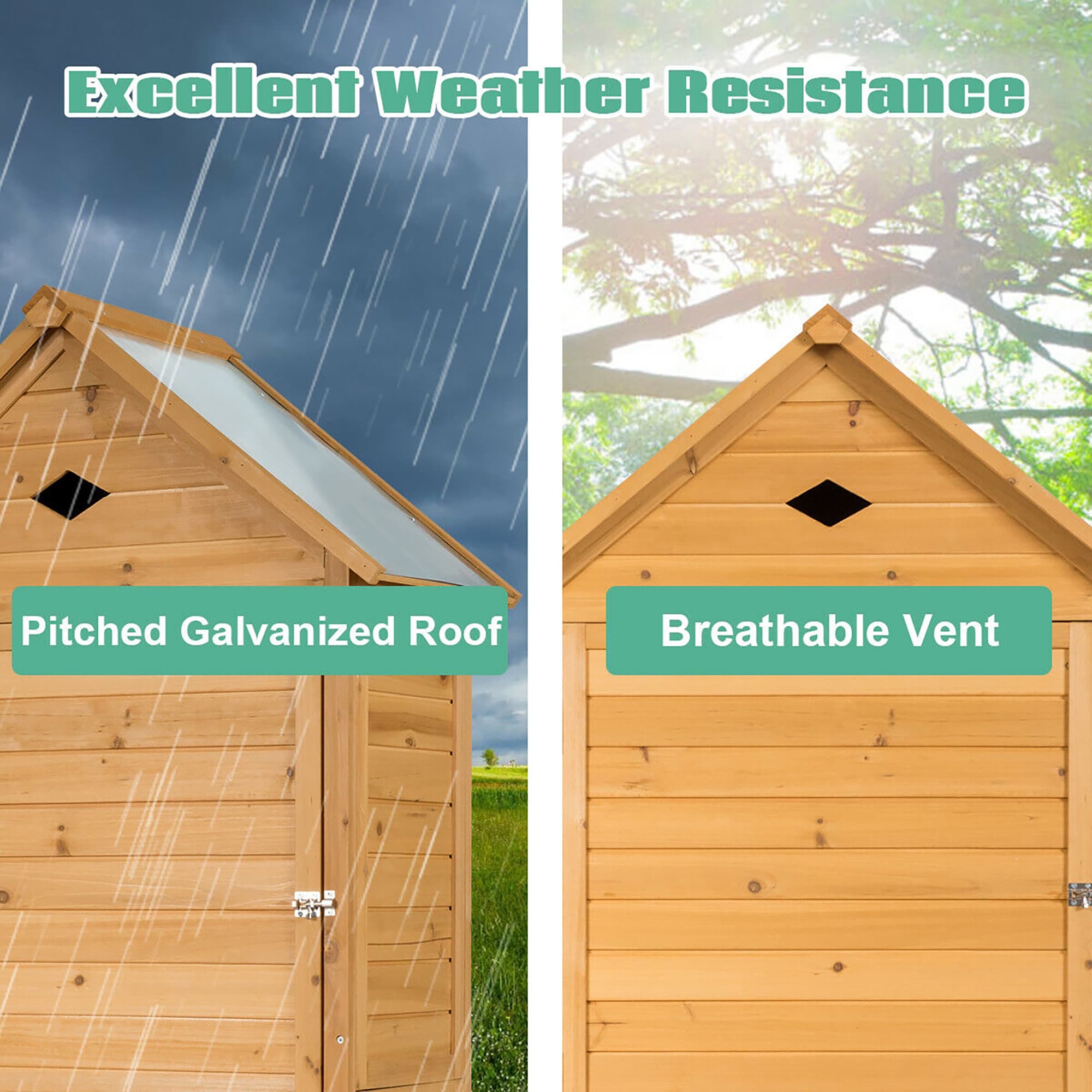 Forclover FLHY-313 Small-Outdoor-Storage - View #5