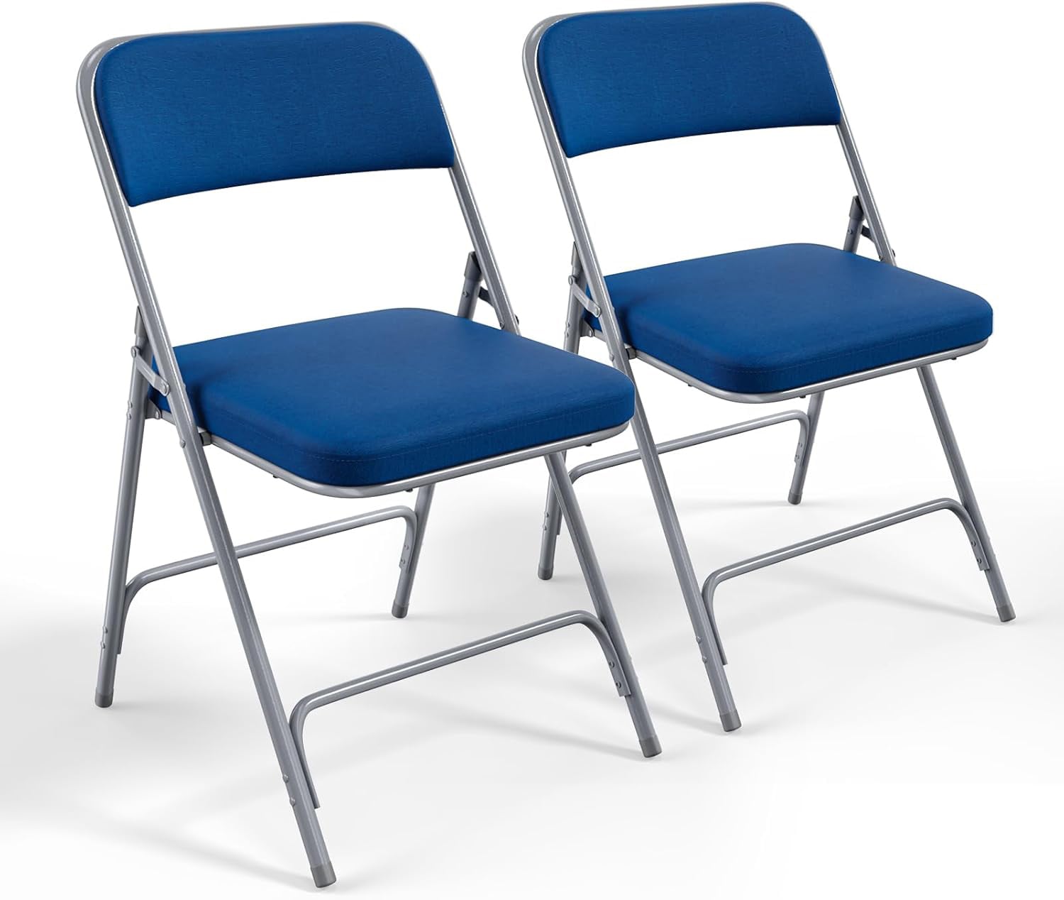 Outopee LO1G52004798 Blue Commercial/Residential Standard Folding Chair with Padded Seat ( Indoor or outdoor )