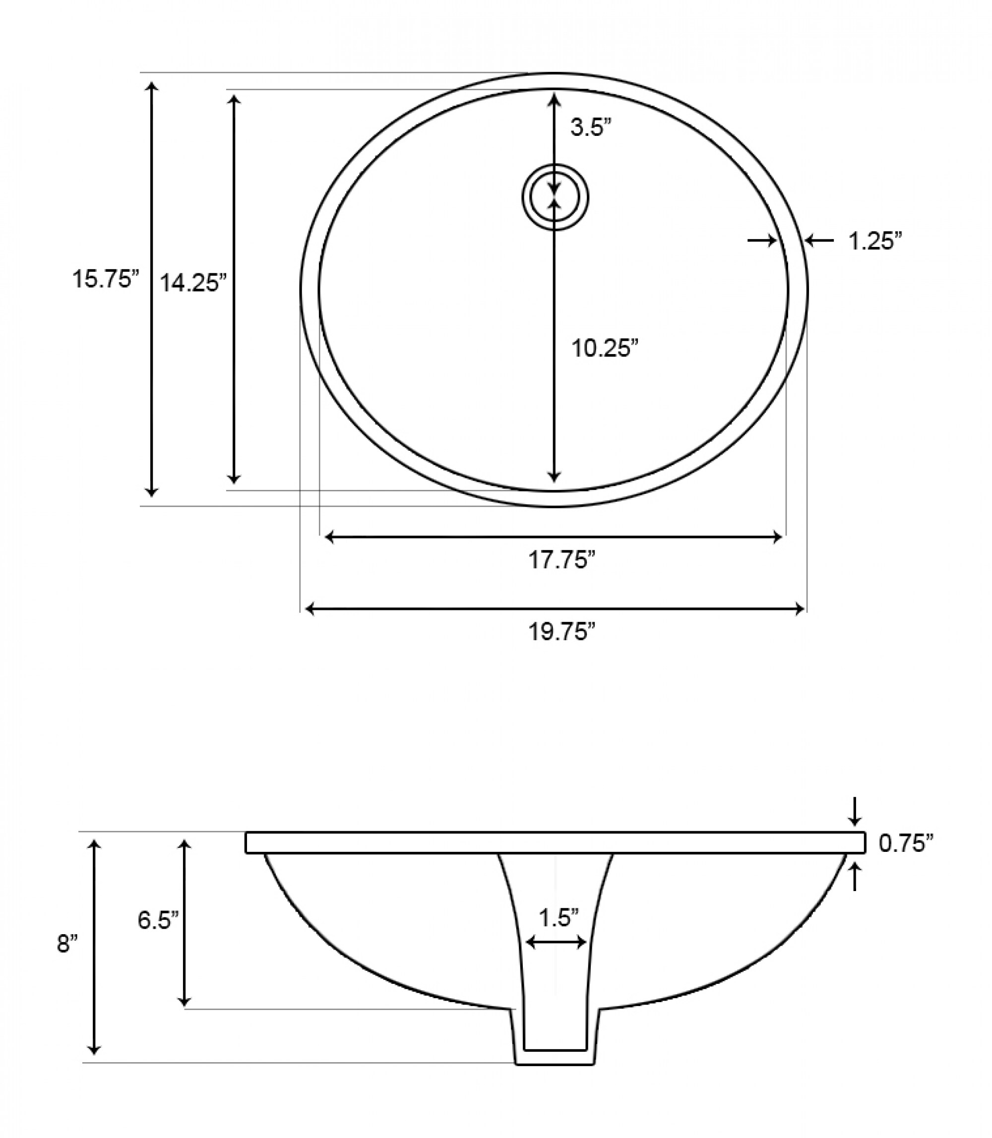 American Imaginations AI-13245 Bath-Sink - View #2