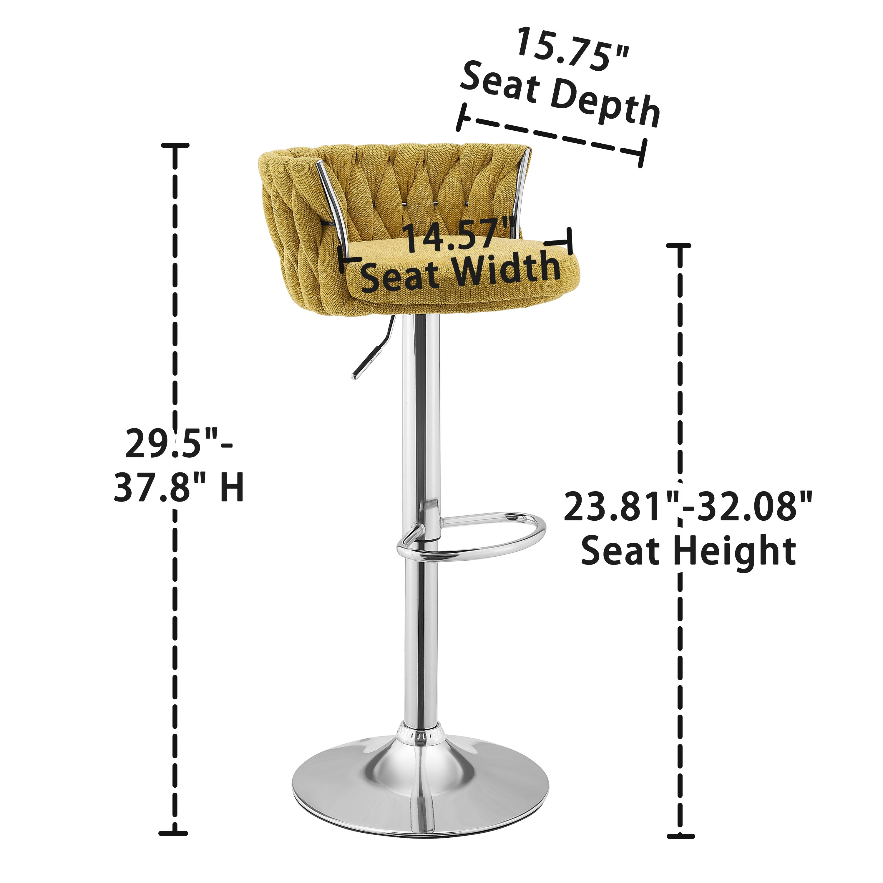Art Leon BS015-YELLOW stools - View #8