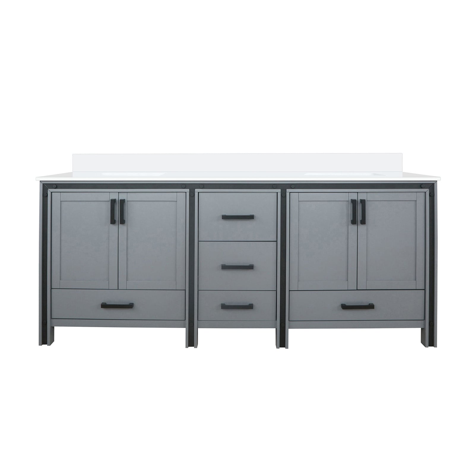 Lexora LVZV80DB200 Bath-Vanity-Combo - View #2