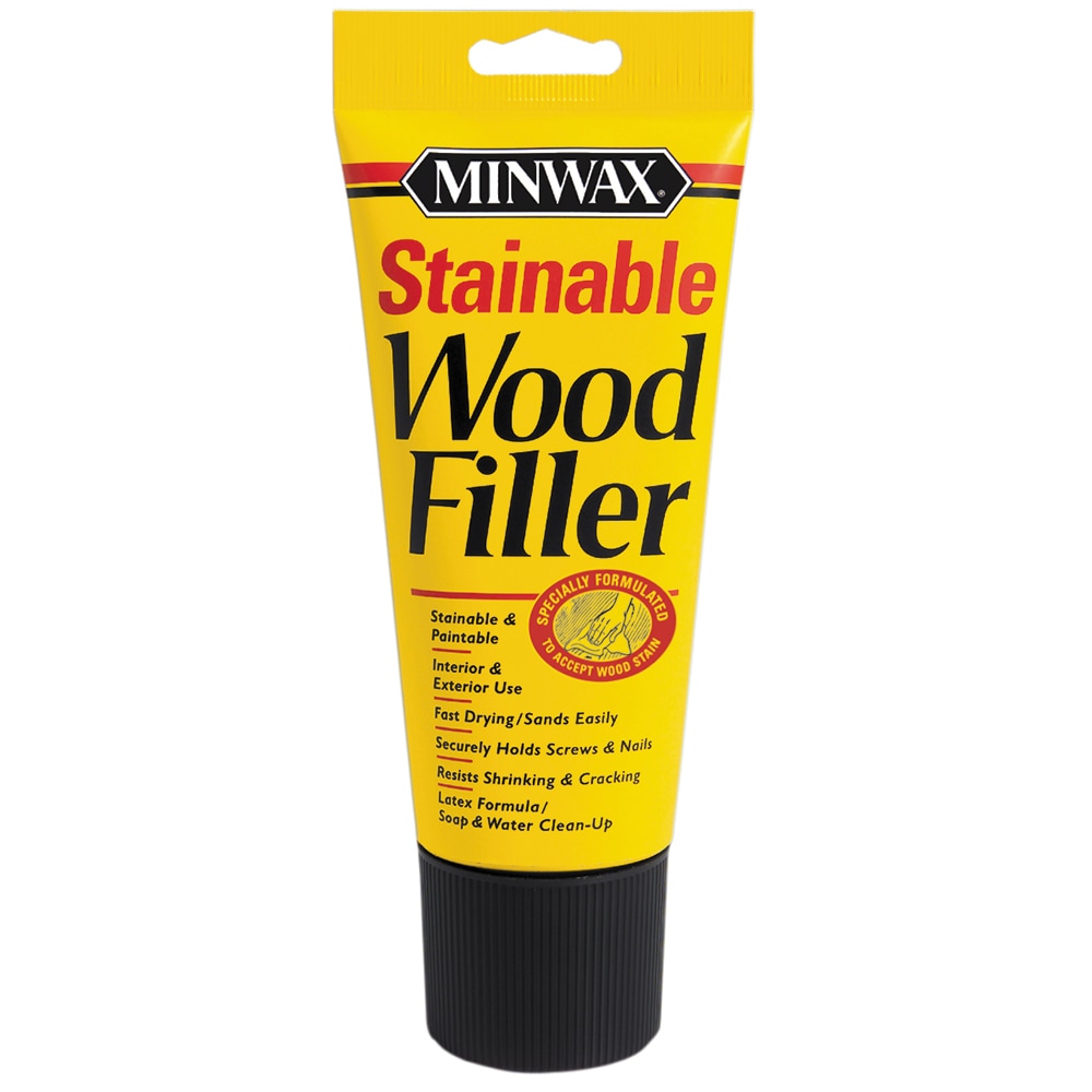 Minwax Stainable Wood Filler 6-oz Natural Wood Filler in the Wood Filler  department at