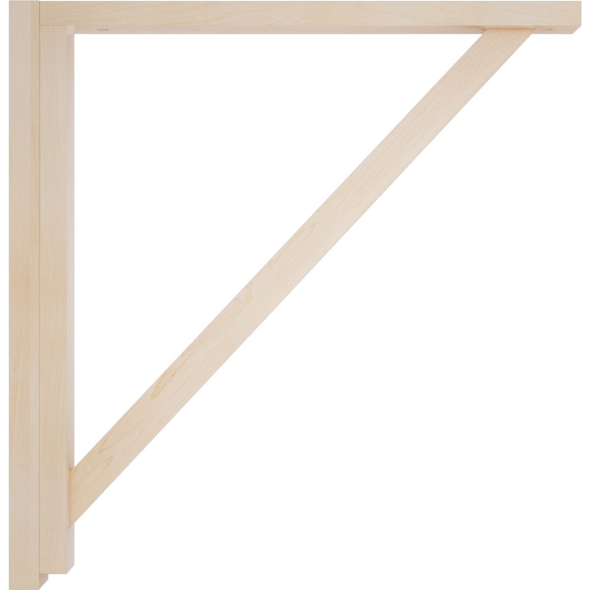 Ekena Millwork BKT02X17X17TRMA Exterior-Brackets-Braces - View #3