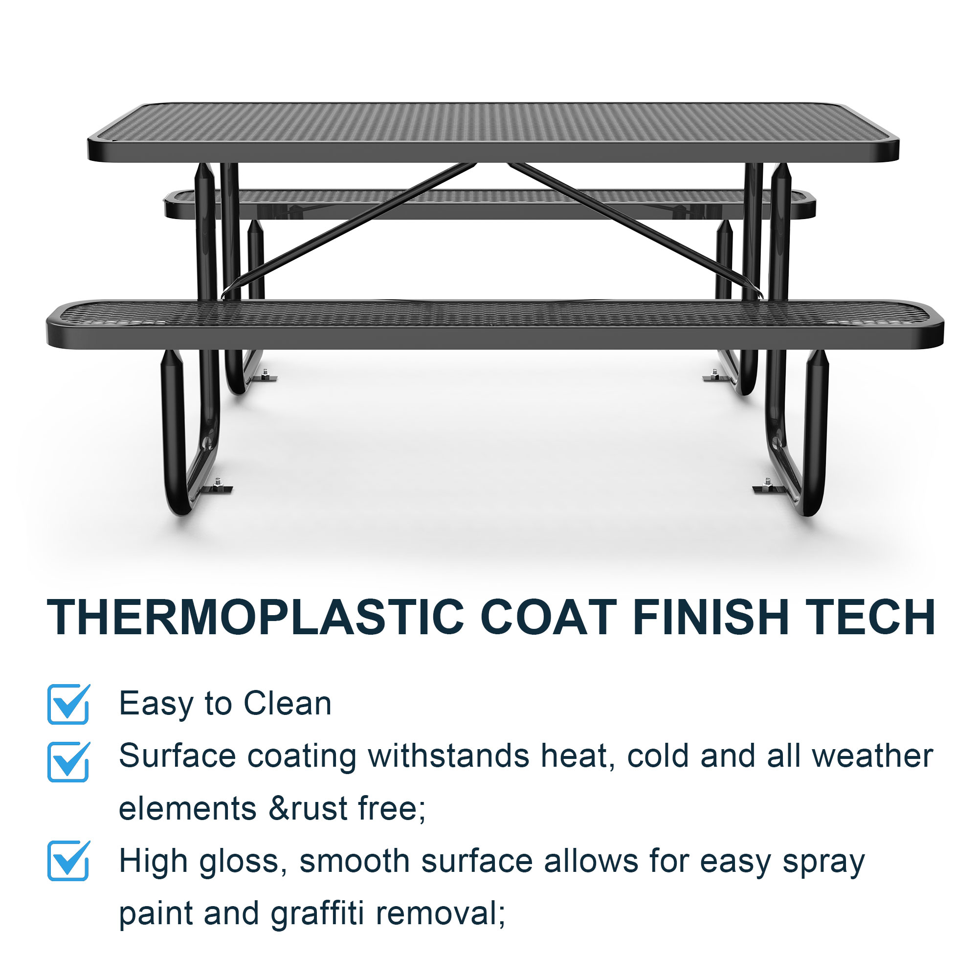 Clihome CL-CLL00016 Picnic-Tables - View #3