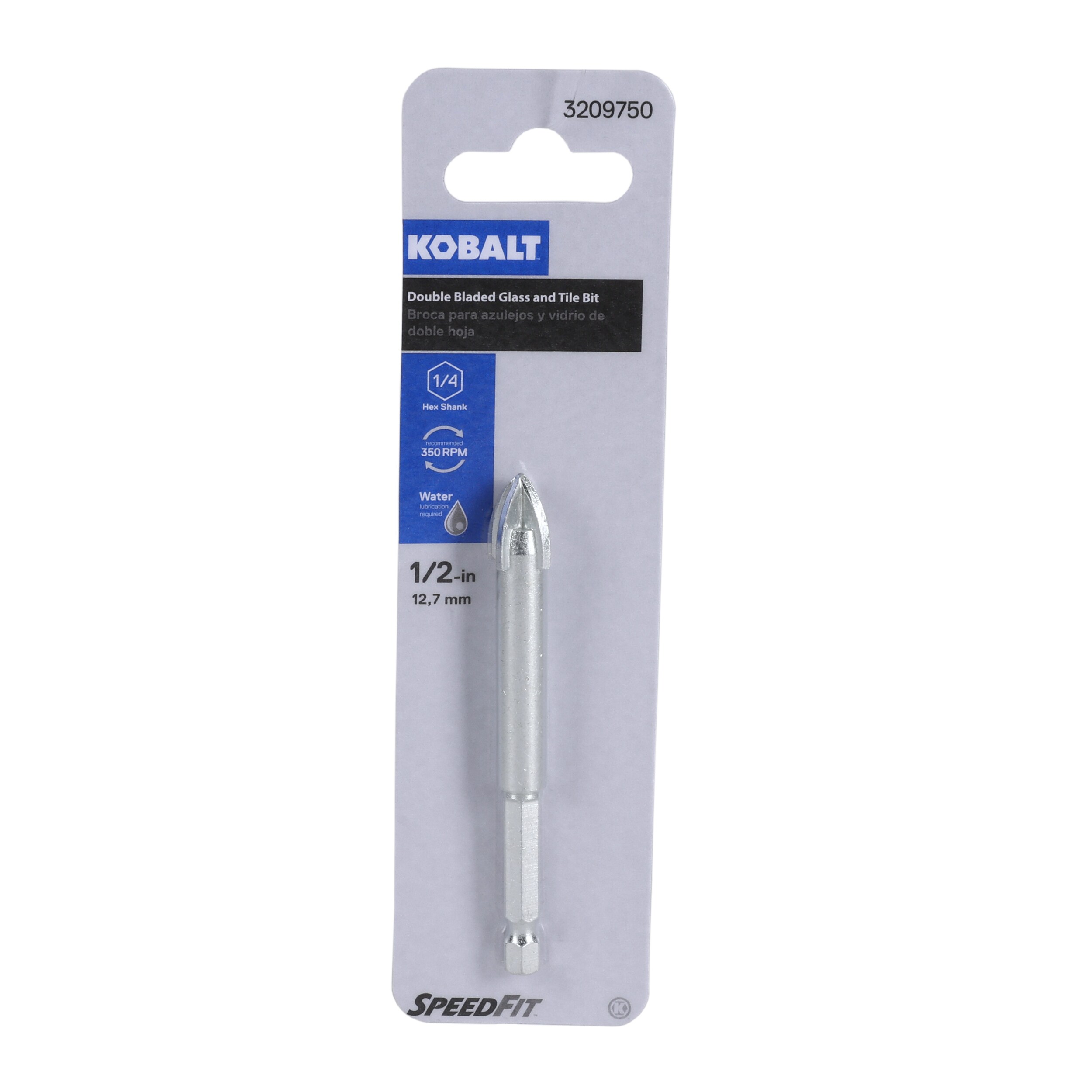 Kobalt 100Mm Carbide Tipped Right Handed Glass and Tile Drill Bit DTC 30009 at Lowes