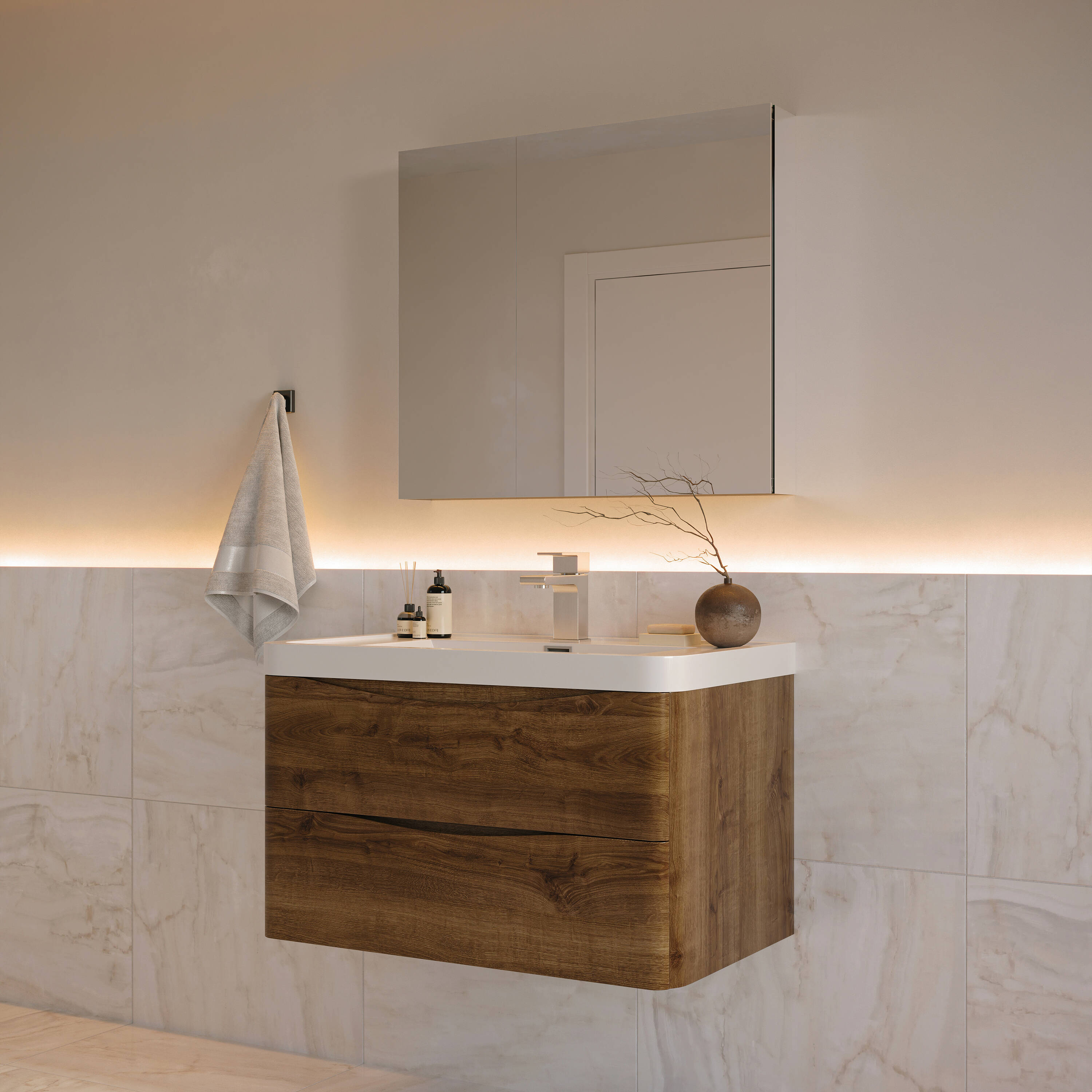 Fresca FVN9032RW Bath-Vanity-Combo - View #4