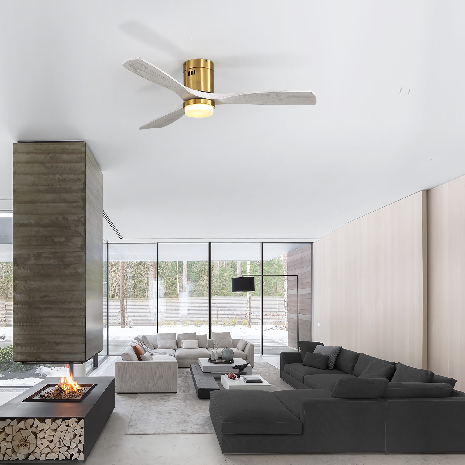 Sofucor LS-52144-BG-DC-SX-W Ceiling-Fans - View #5