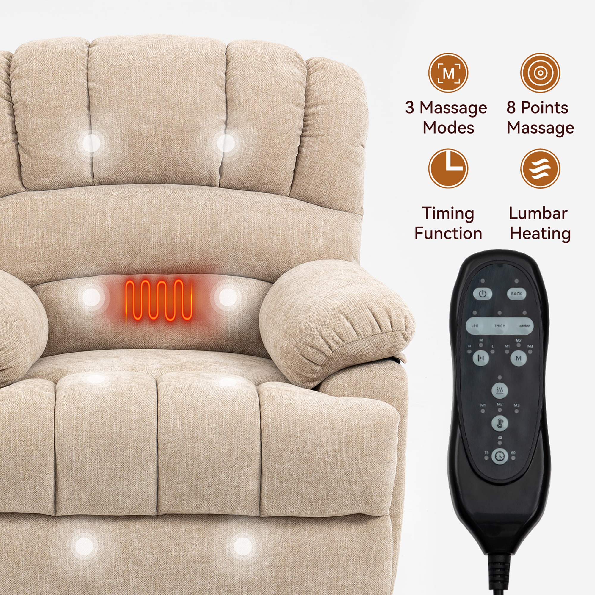 Sumyeg OR-PP192670AAJ recliners - View #7
