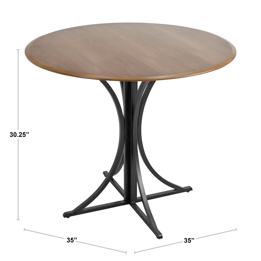 LumiSource DT-BORO WL+BK Dining-Tables - View #6