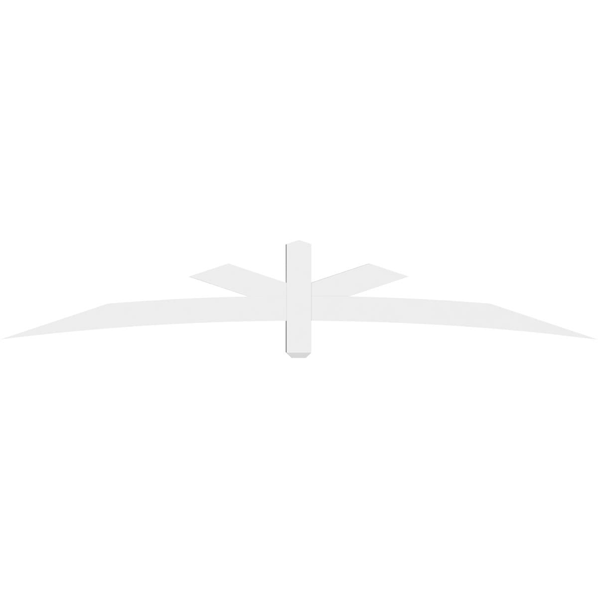 Ekena Millwork GBP096X16X0404ALB00 Exterior-Brackets-Braces - View #2