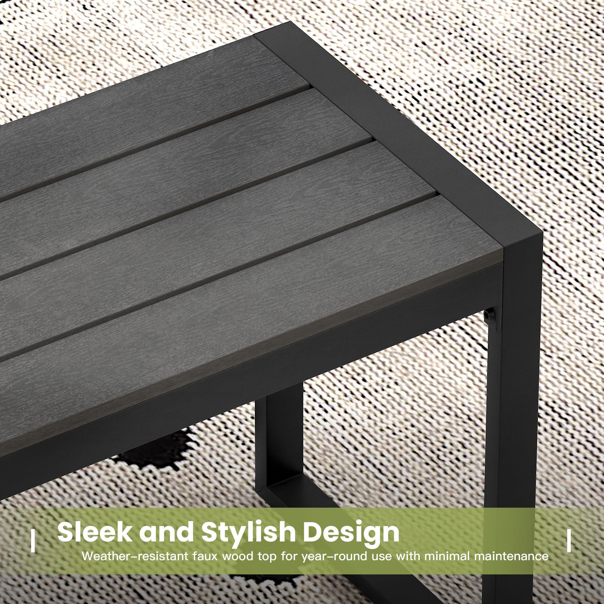 VICLLAX FDT05BL-BCX02B-3V Patio-Dining-Sets - View #6