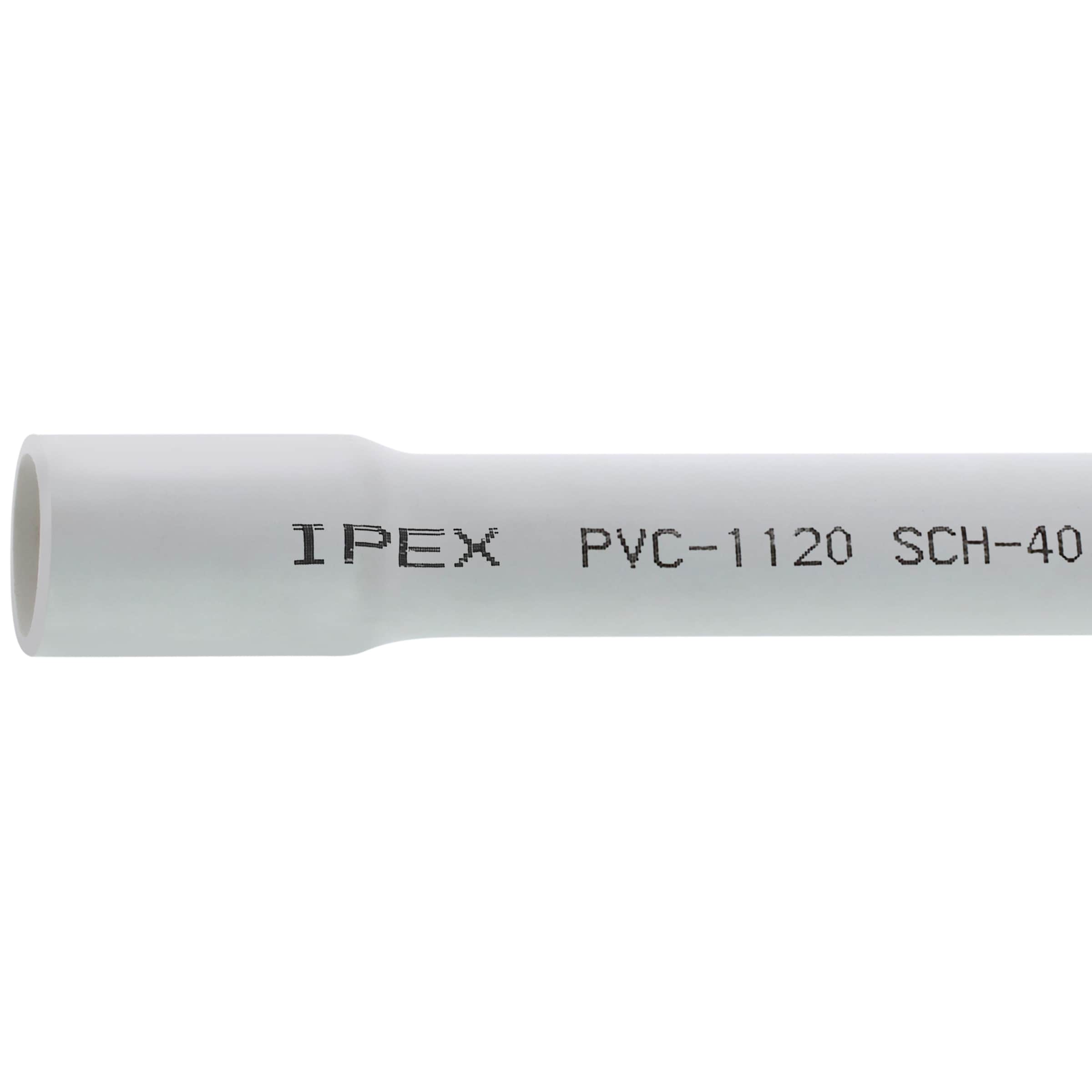 IPEX 1-in x 20-ft 450-PSI Schedule 40 PVC Pipe