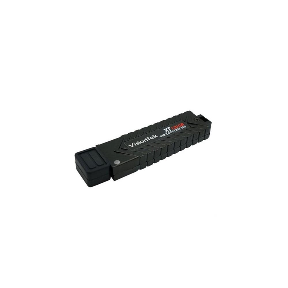 Visiontek DAHD103957  901238 120GB XT USB 3.0 Pocket Solid State Drive, Black