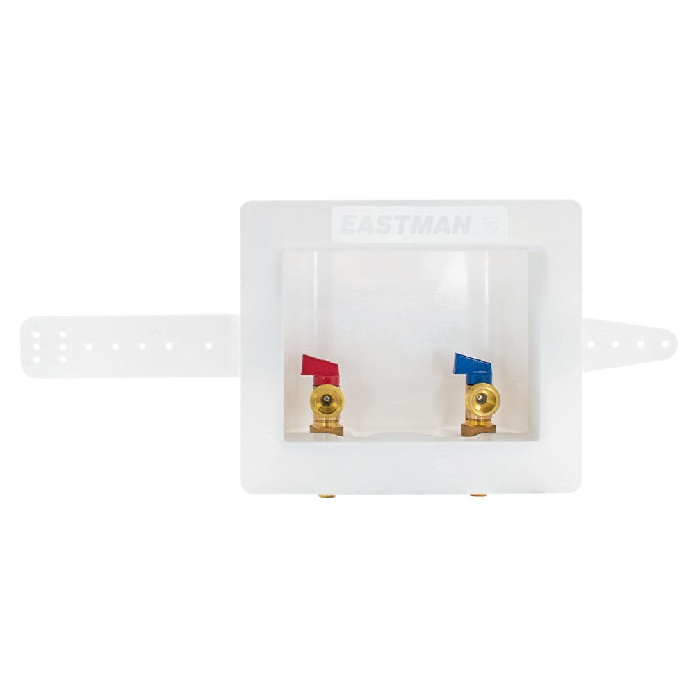 EASTMAN Quarter turn ball valve PEX Washing machine Outlet Box #60260