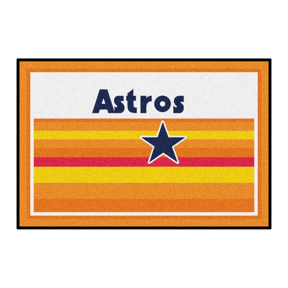 Houston Astros Mascot Astros Wordmark Rug