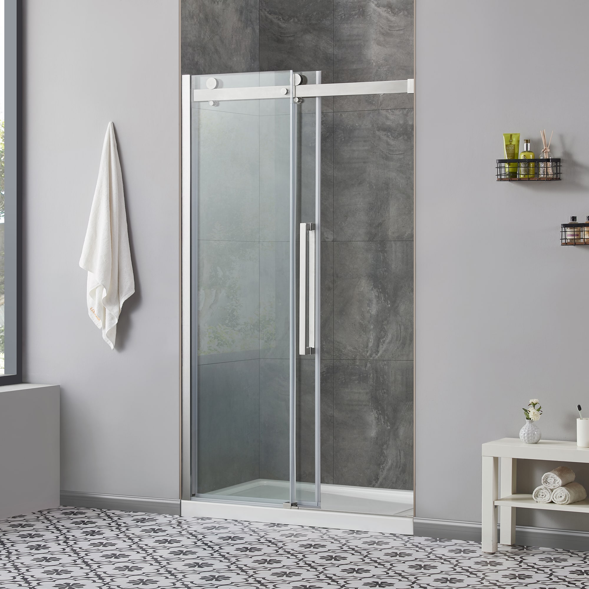 OVE Decors 15SKC-BEL248-SAT Alcove-Shower-Kit - View #4