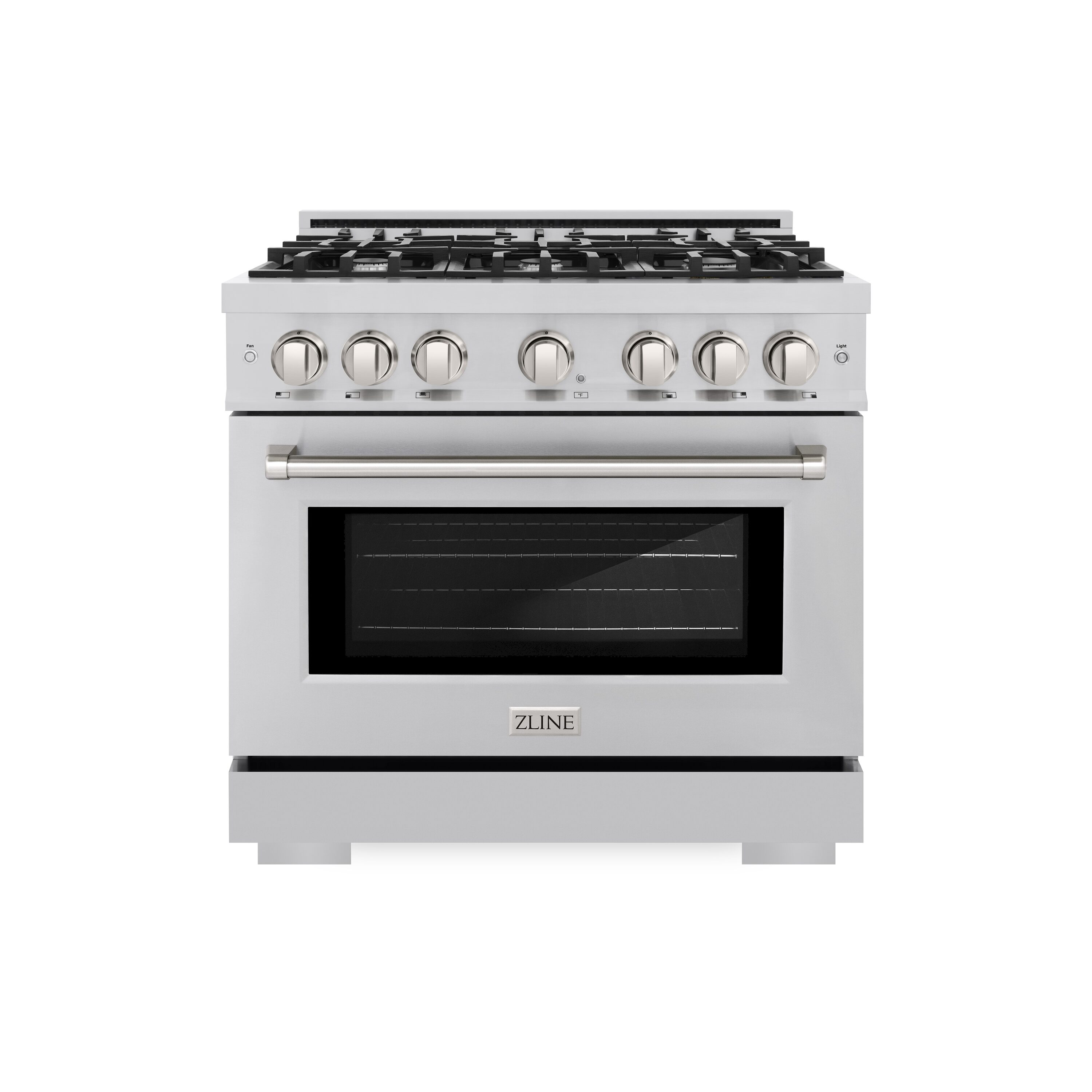 ZLINE KITCHEN & BATH HGR36 Select 36-in 6 burners 5.2-cu ft Convection Oven Freestanding Liquid Propane Gas Range ( Stainless Steel )