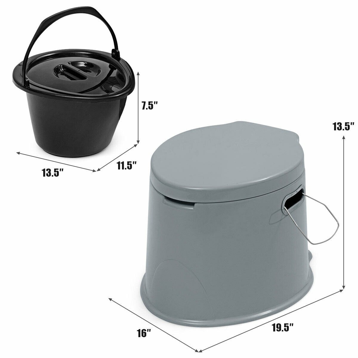 Slickblue D-CO-11936WH toilets - View #3