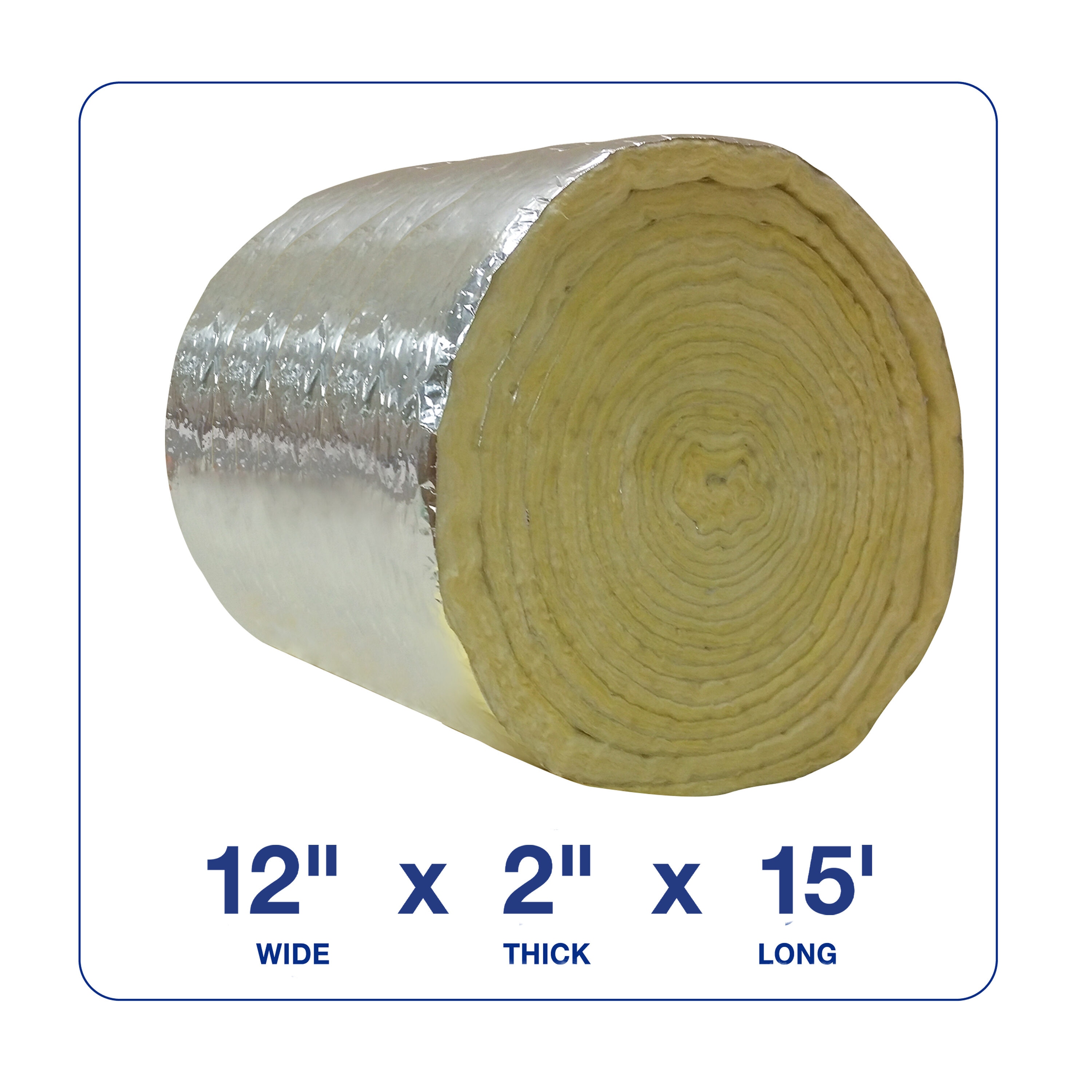 Frost King 2 in. W X 30 ft. L 2.0 Reflective Fiberglass Pipe Insulation  Wrap Roll 5 sq ft - Ace Hardware
