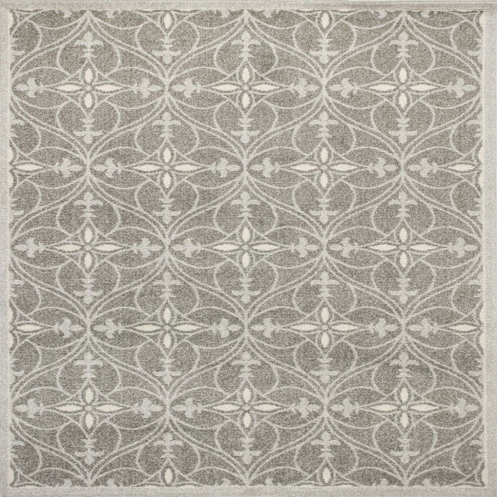 HomeRoots 353148 Bernadette 2 X 3 (ft) Rag Gray Indoor Abstract Area Rug