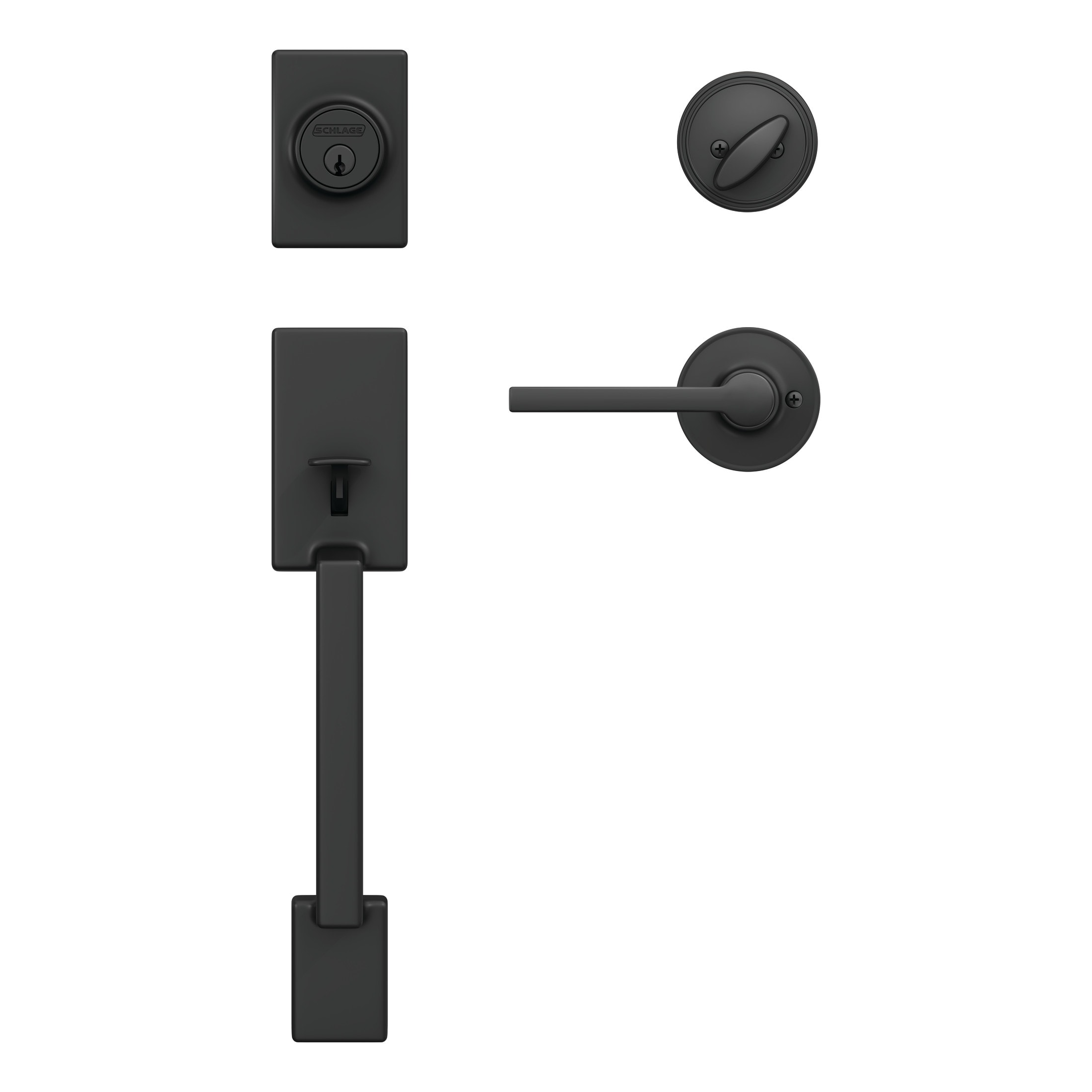 Home Front by Schlage UH60 G ETG 622 CRB handlesets - View #3