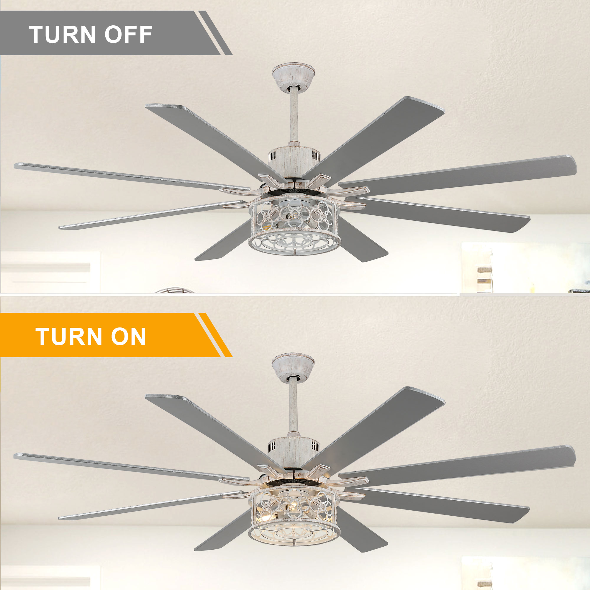 Bella Depot DCFSD7201-W Ceiling-Fans - View #8