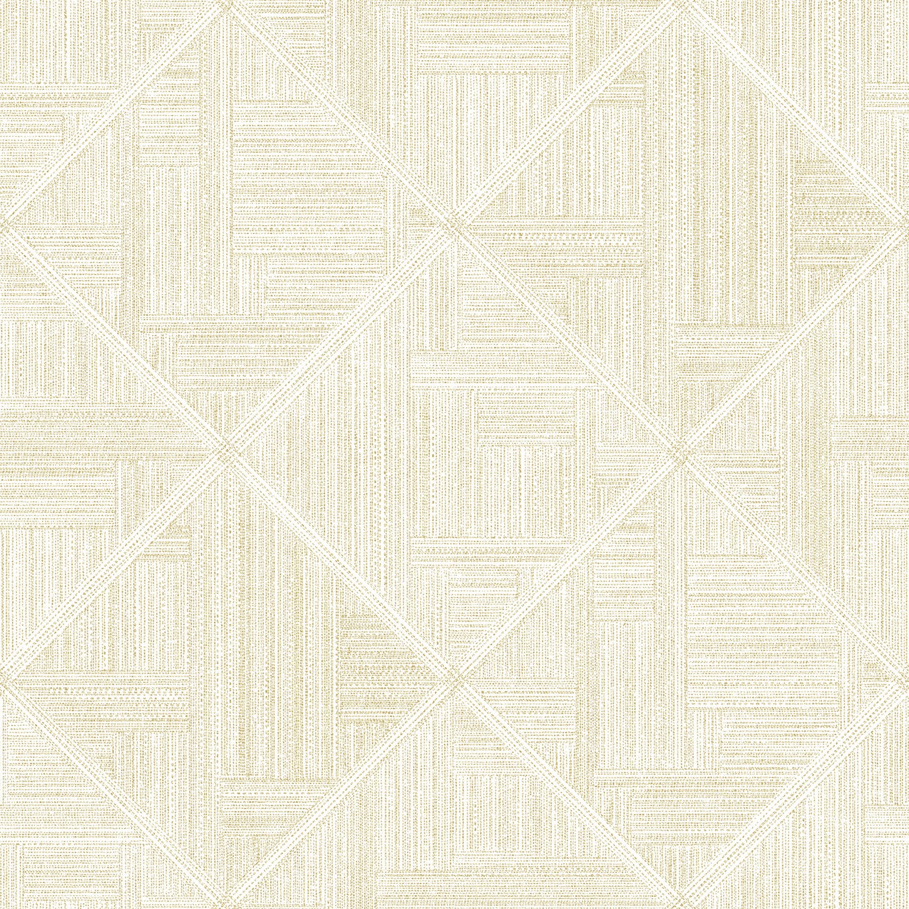 Scott Living 2975-26209 56.4-Sq. Feet Yellow Non-woven Textured Geometric 3D Unpasted Wallpaper