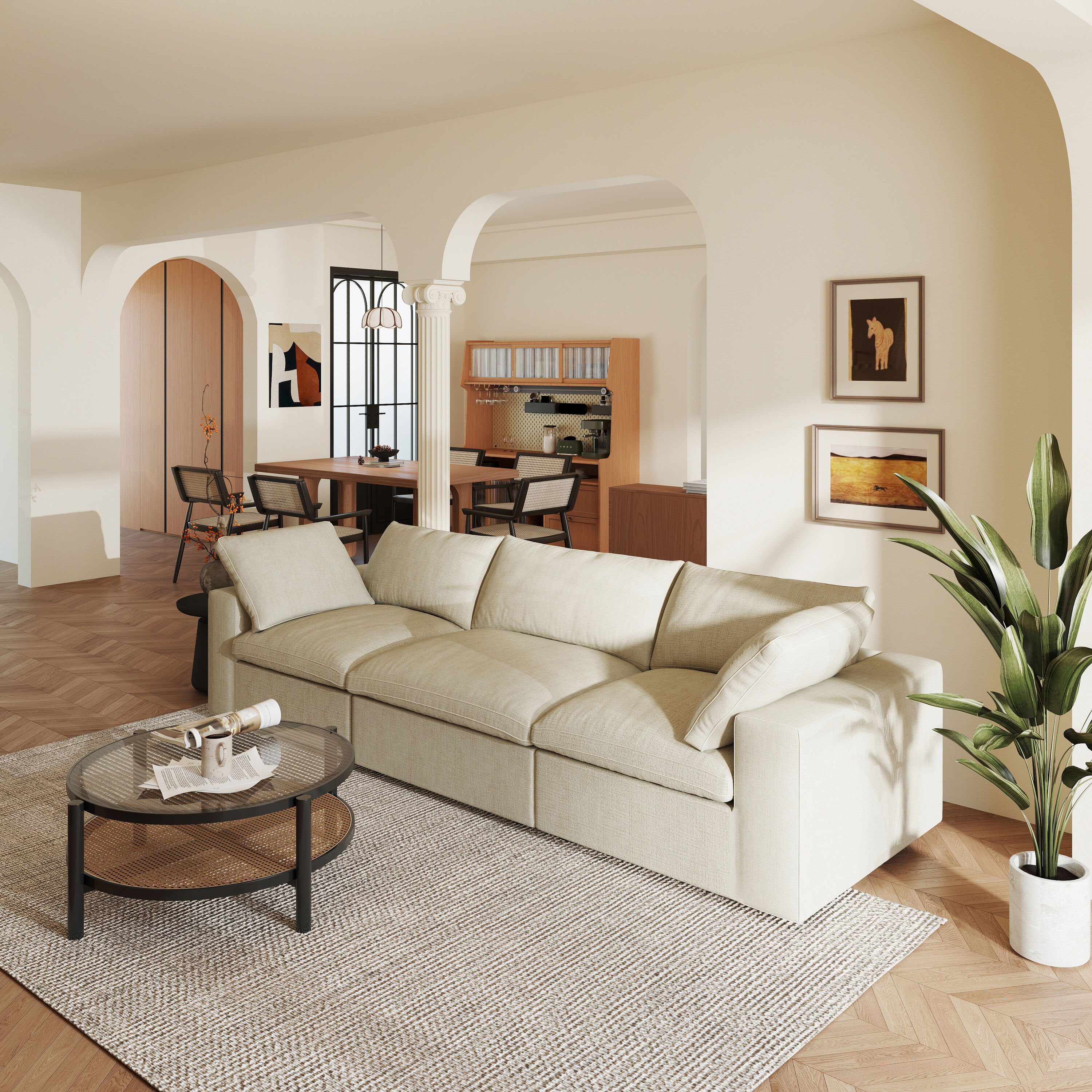 BuotiqHom DH-S3-121KH Sofas-Loveseats - View #3