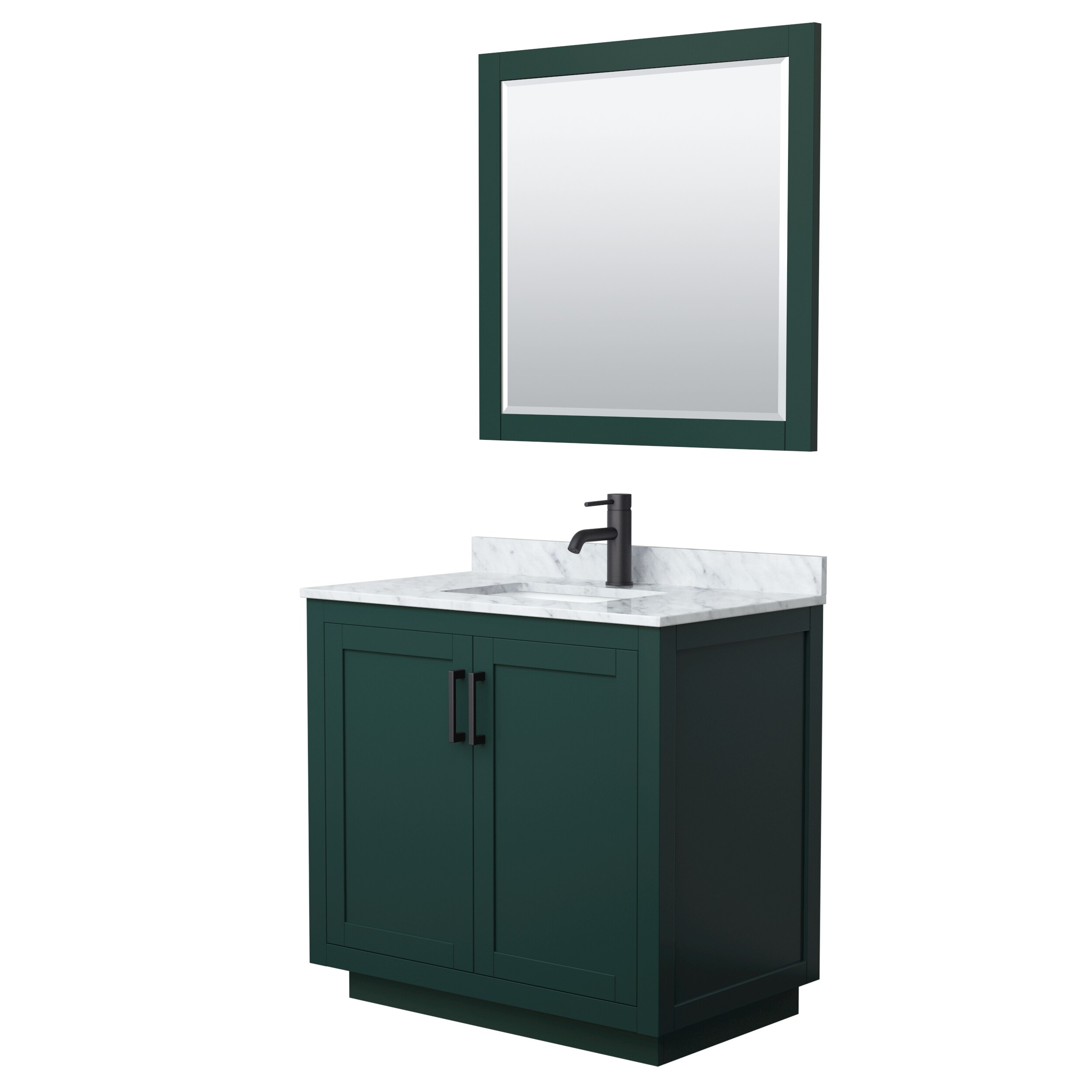Wyndham Collection WCF292936SGKCMUNSM34 Bath-Vanity-Combo - View #2
