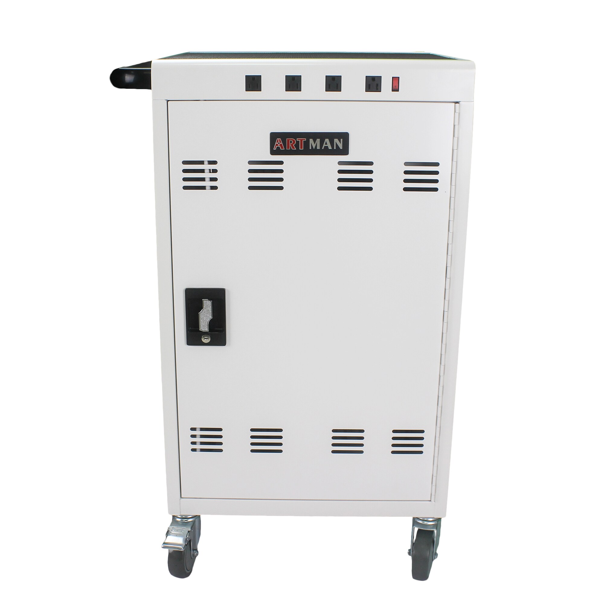 LOVMOR SF-Y-W110256778 Mobile Charging Cart and Cabinet for Tablets Laptops