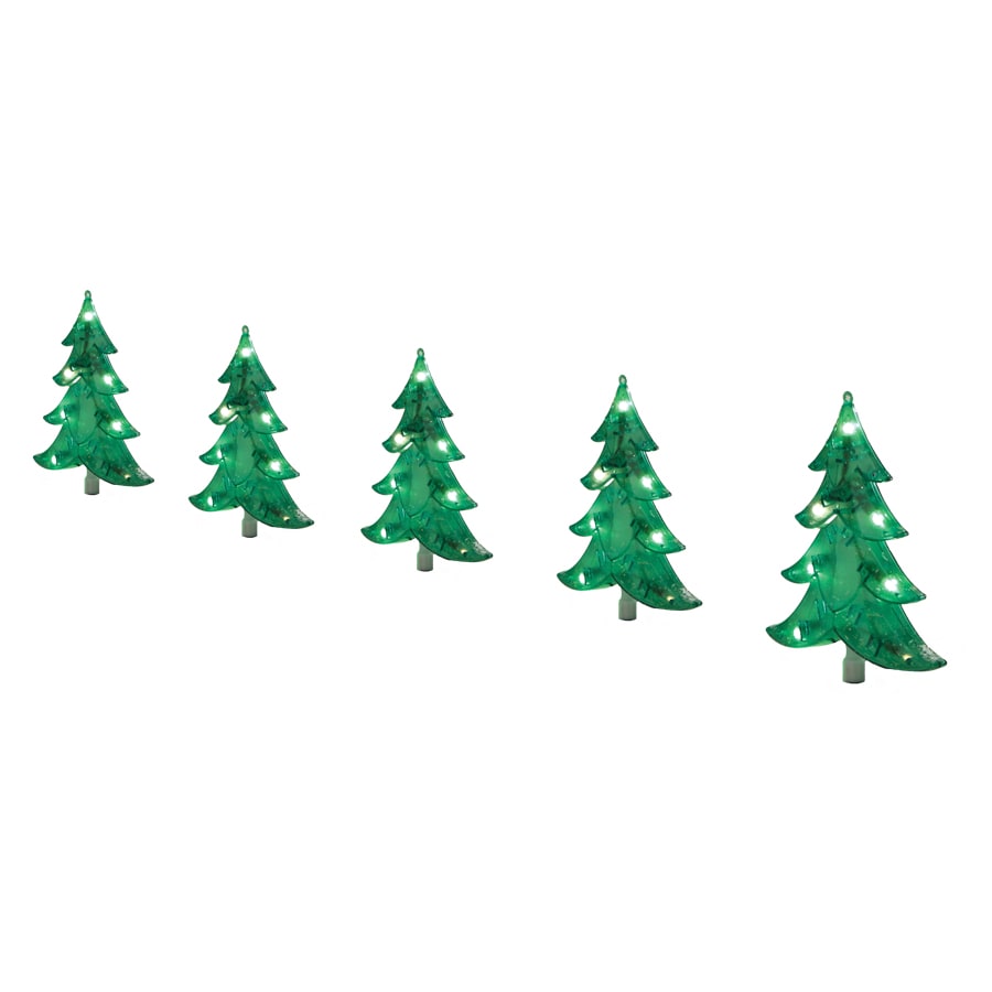 5-Pack 10-in Tree Sculpture with White Incandescent Lights at Lowes.com