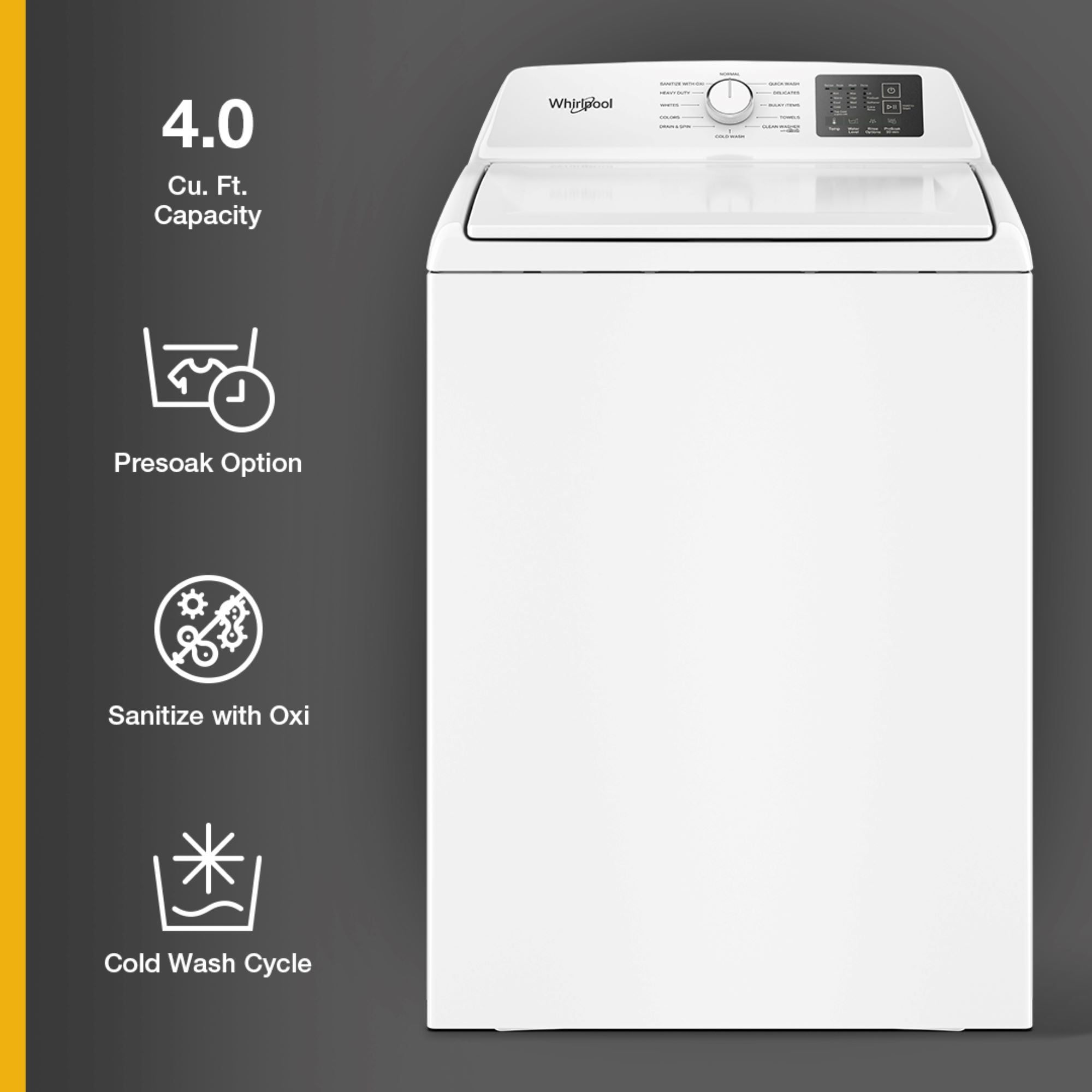 Whirlpool WTW4105SW Tl-Wash - View #4