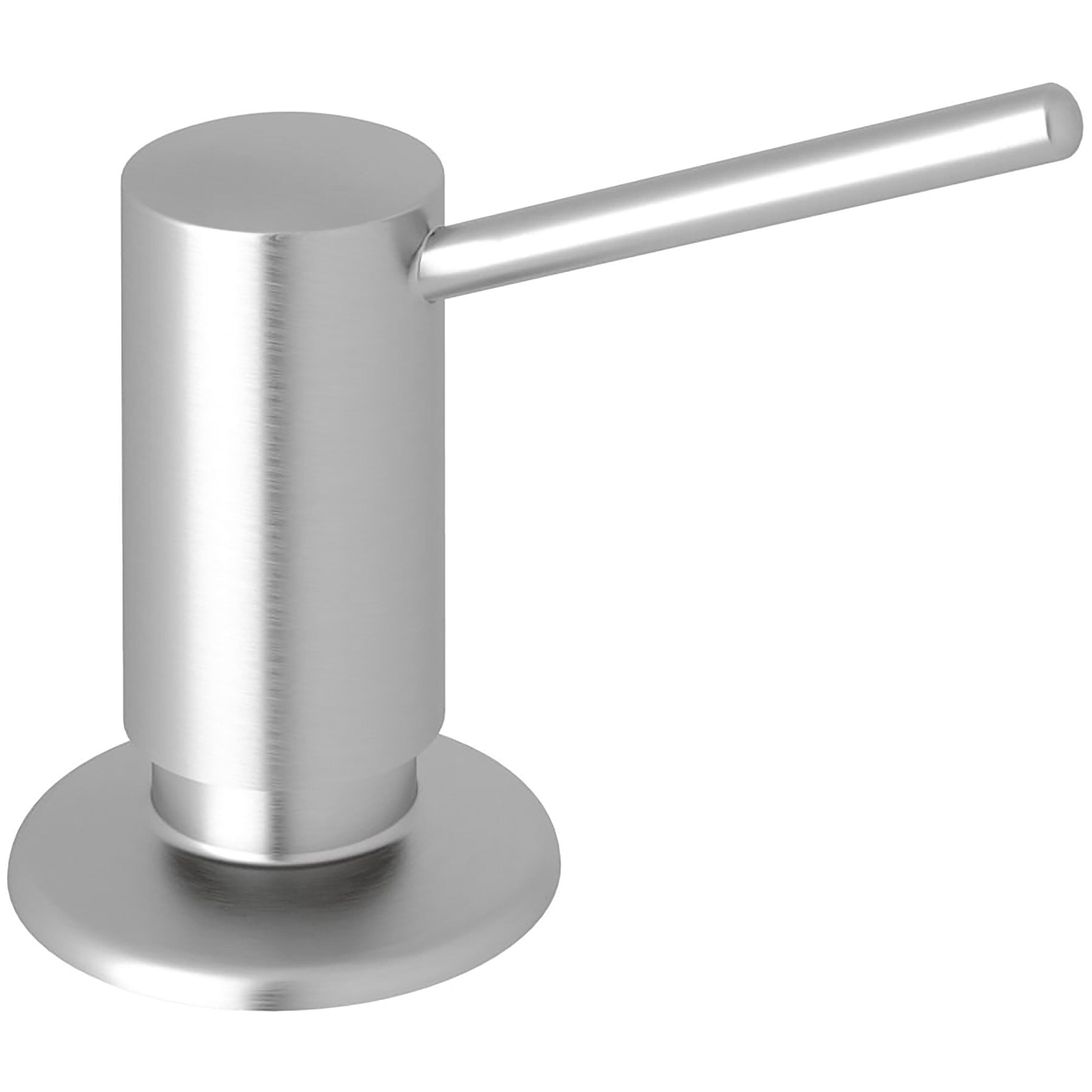 Rohl LS450LSS Stainless Steel 12-oz Capacity Deck-mount Soap and Lotion Dispenser