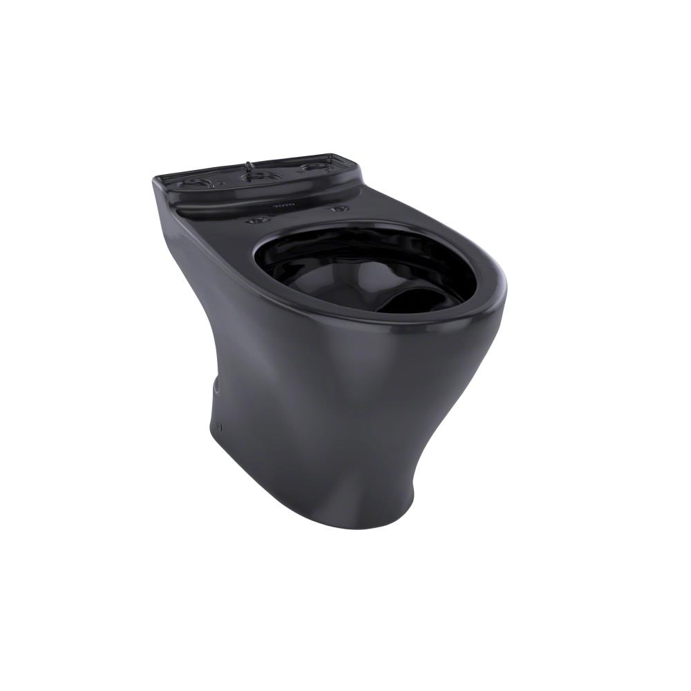 TOTO CT416-51 Aquia II Ebony Elongated Standard Height Toilet Bowl 12-in Rough-In