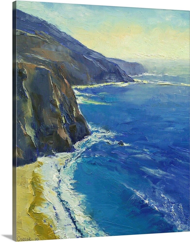 GreatBigCanvas MC0130141-24-24X30 Big Sur California Michael Creese 30-in H x 24-in W Abstract Print on Canvas