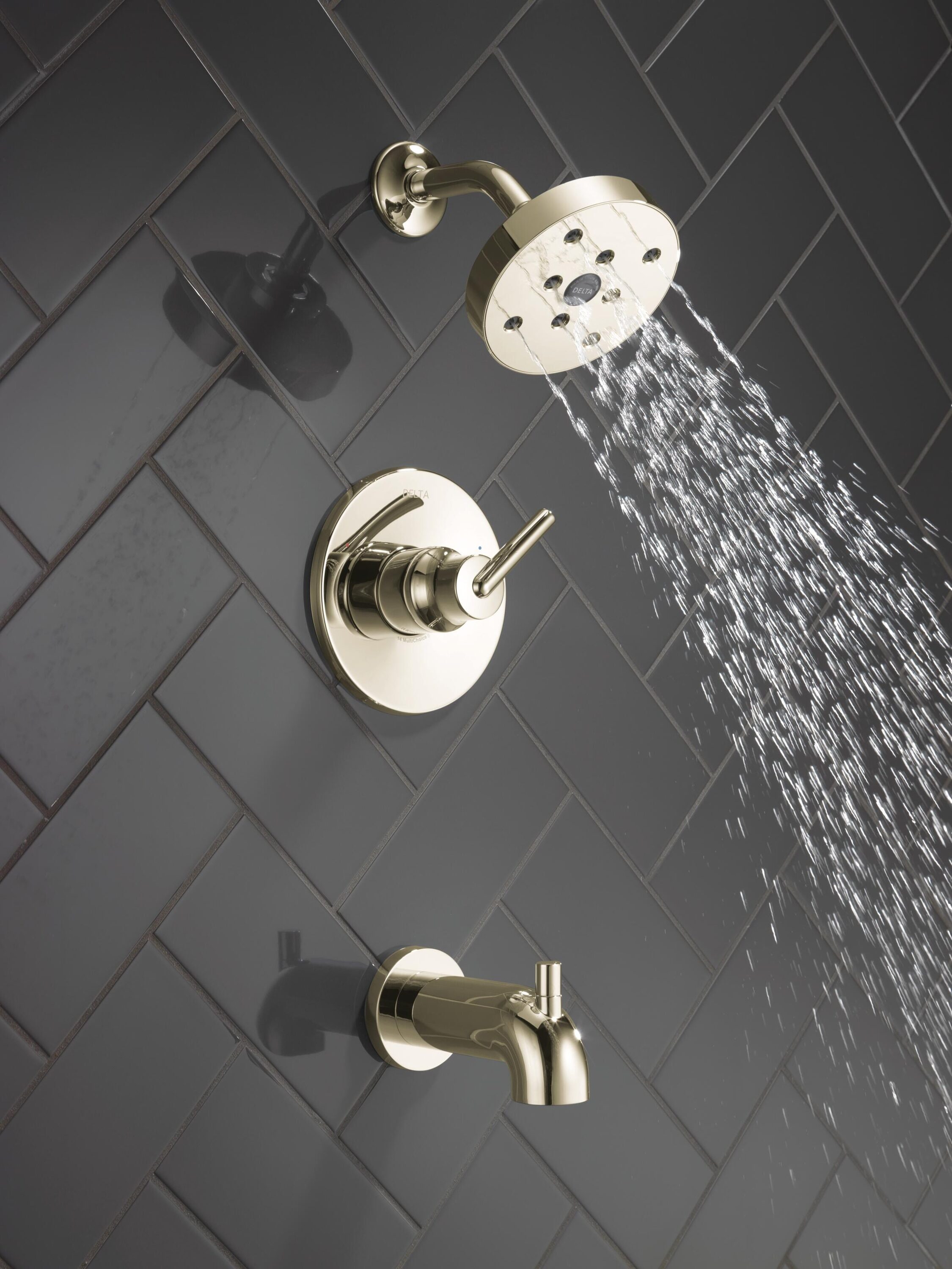 Delta T14459-PN Tub-Shower-Faucets - View #2